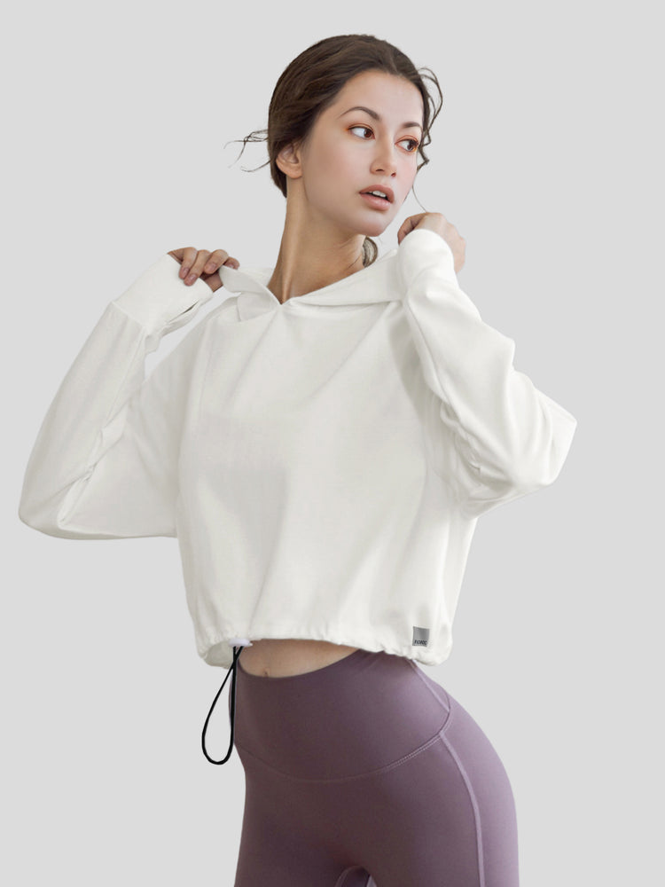 Women Modal Blend Hoodie And Wide Leg Pant Set