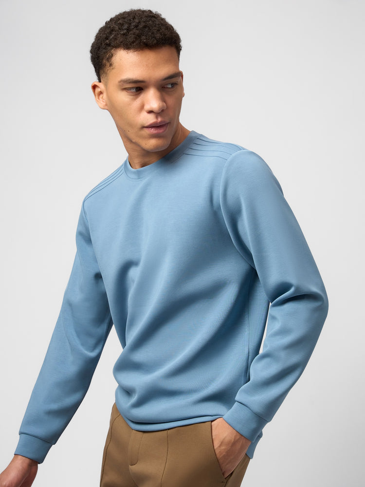Modal Blend Long Sleeve Tee Shoulder Stitch