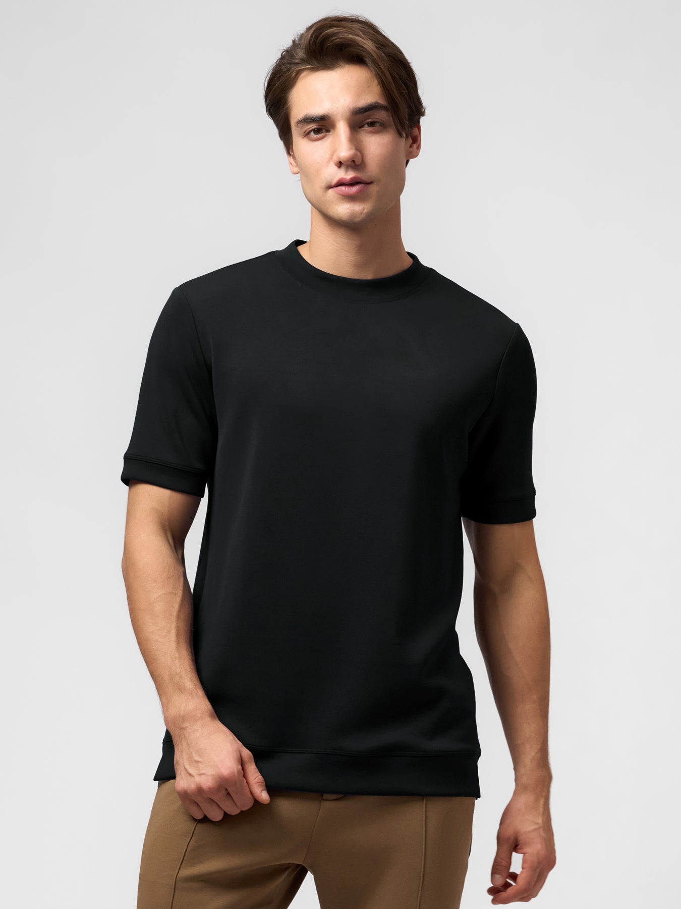 Modal Blend Short Sleeve Tee Slim Fit