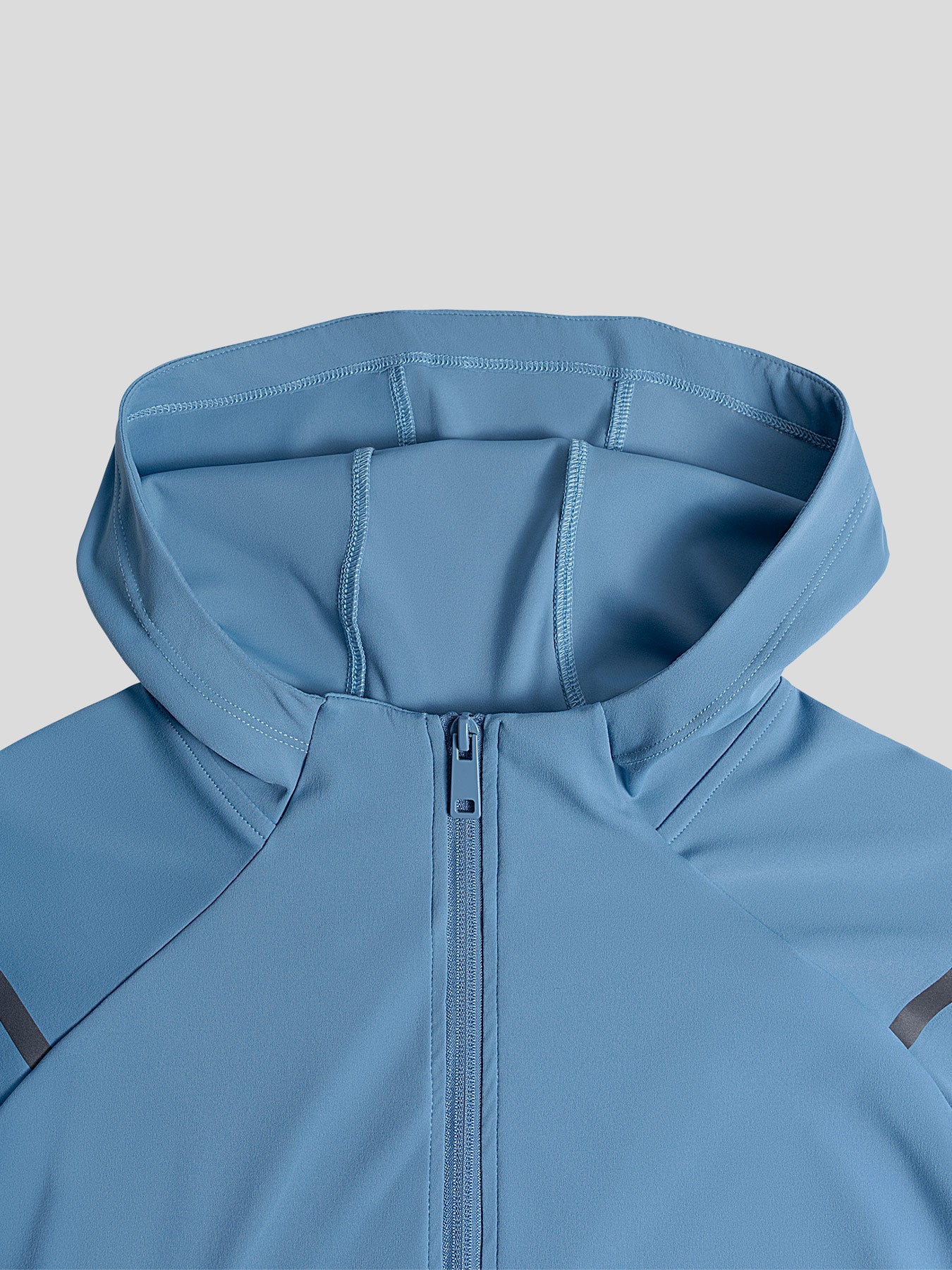 SmoothBlend ElevateMotion Quick Dry Sports Fitness Hooded Jacket