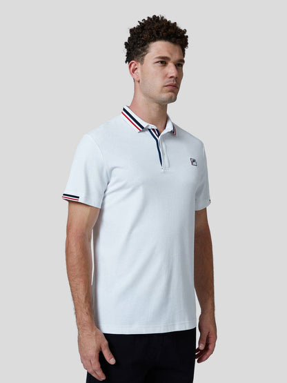 Classic Jacquard Collar Polo Shirt