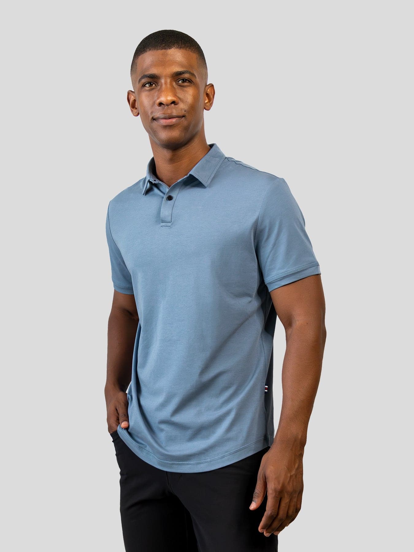 StayCool 2.0 Curve-Hem Polo: Slim Fit 