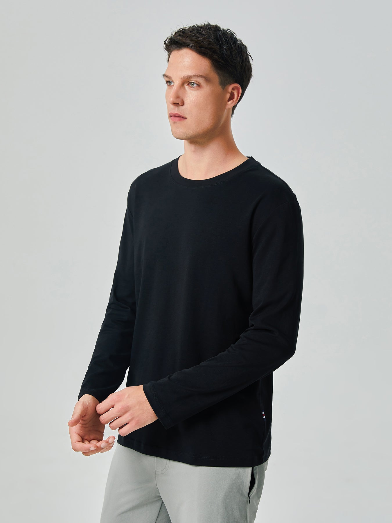 CloudWear Long Sleeve Straight Hem Tee