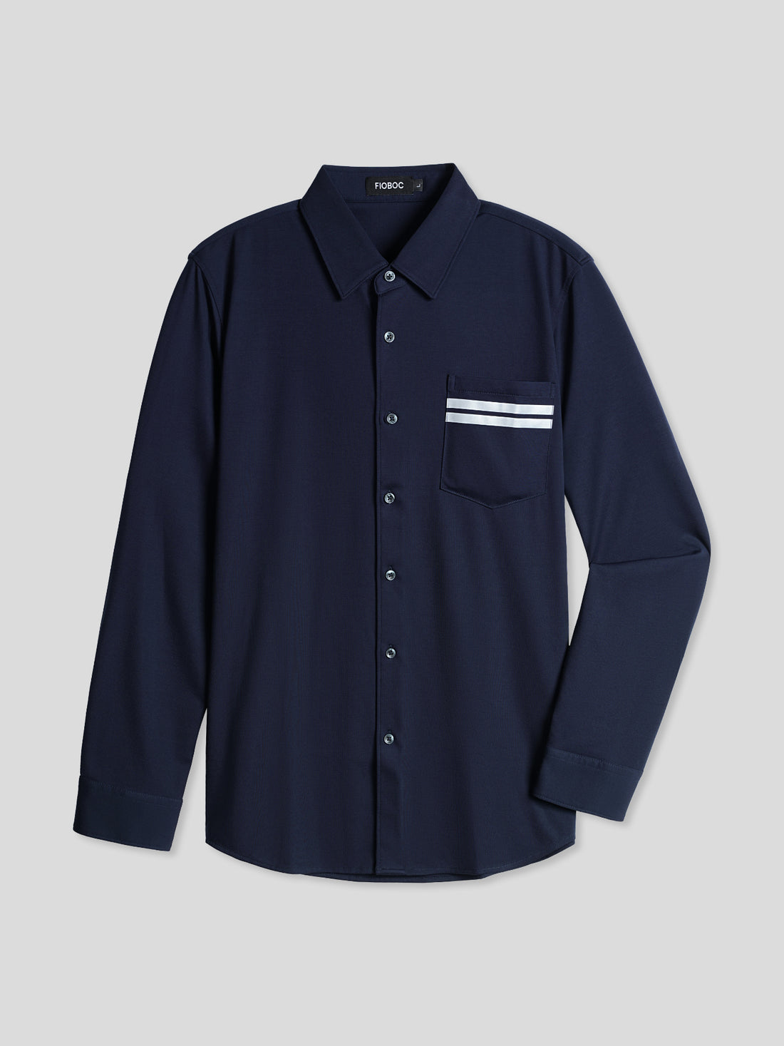 VelvetFlex Long Sleeve One Pocket Shirt | 