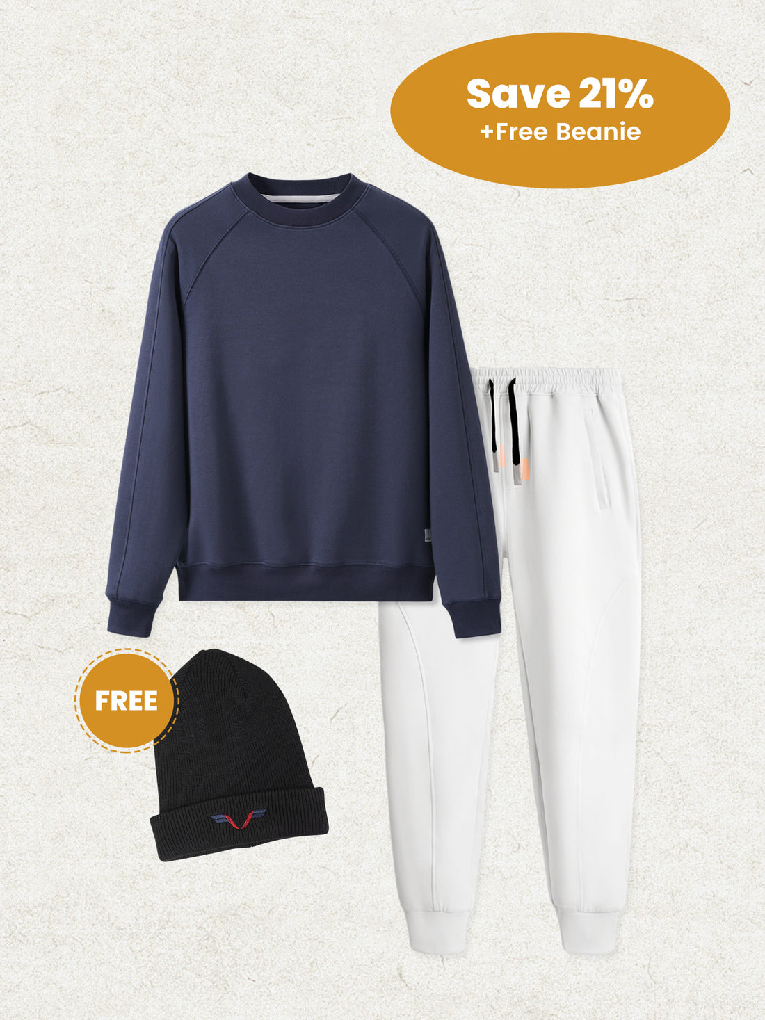 Cozyspacer Essential Sweatshirt And Jogger Set | 
