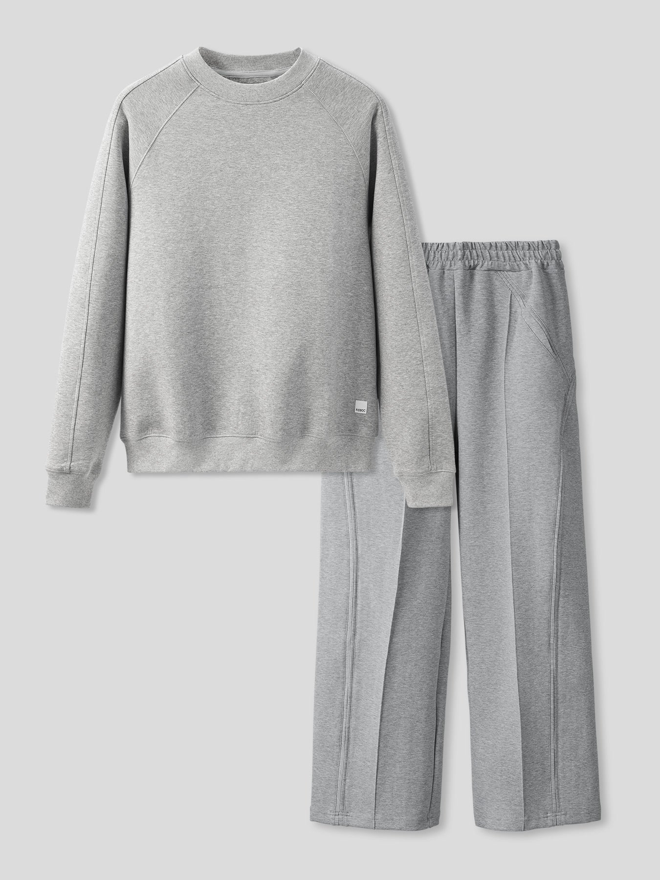 Cozyspacer Essential Sweatshirt And Wide Leg Pants Set