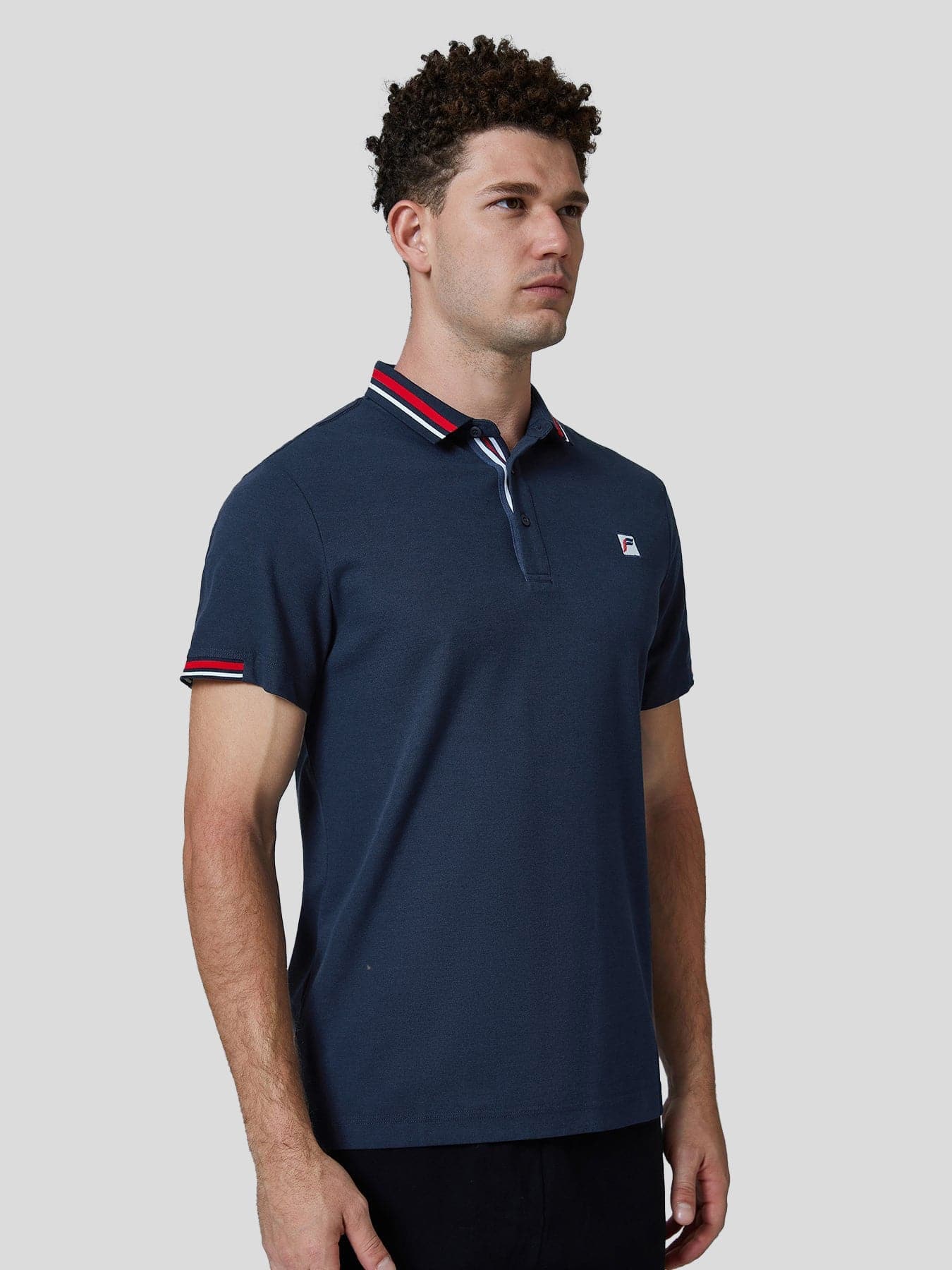 Classic Jacquard Collar Polo Shirt