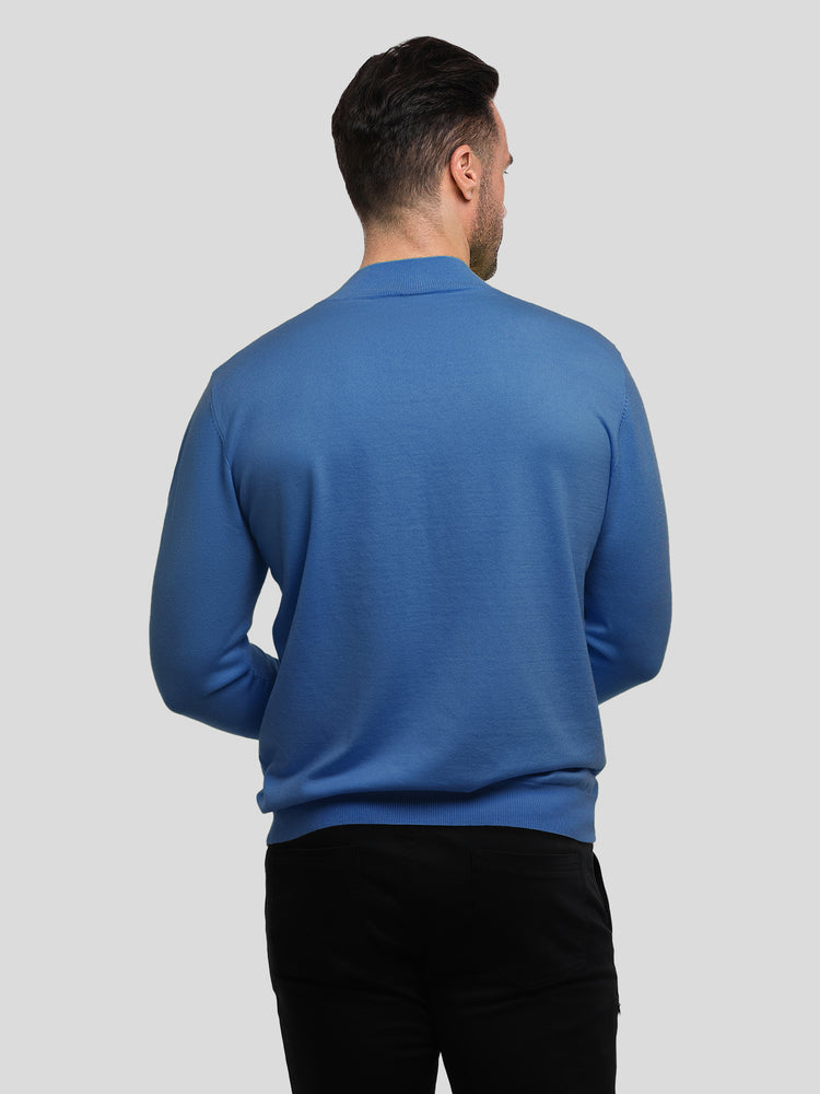 GentleKnit Ultra-Soft Mock Neck Sweater