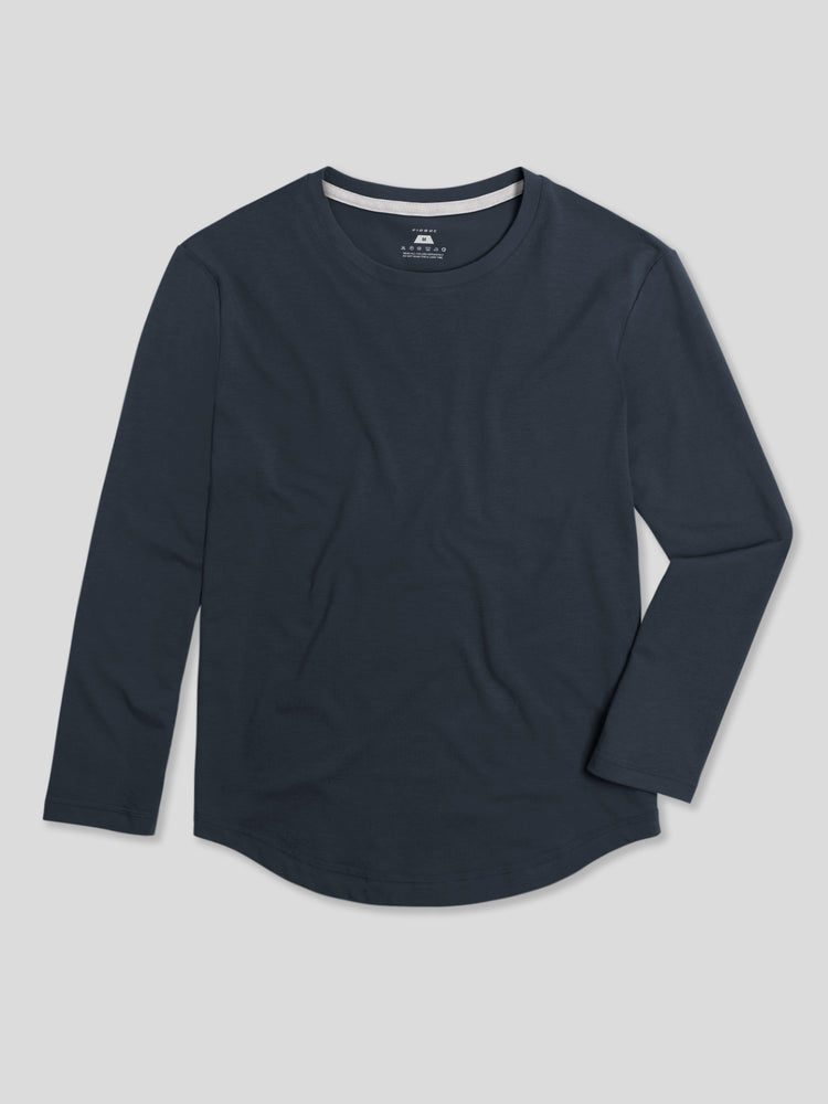 StaySmooth Long Sleeve Elongated Tee:Classic Fit | 