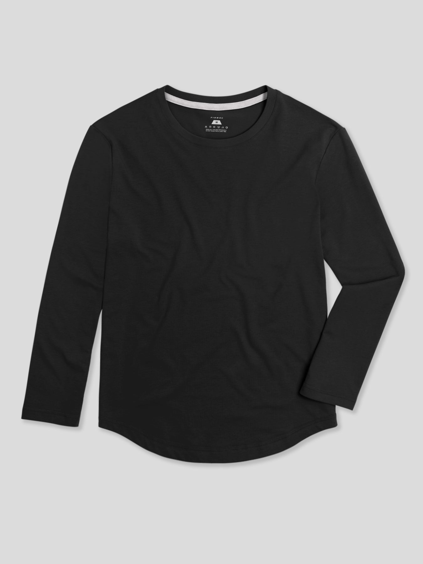 StaySmooth Long Sleeve Elongated Tee:Slim Fit