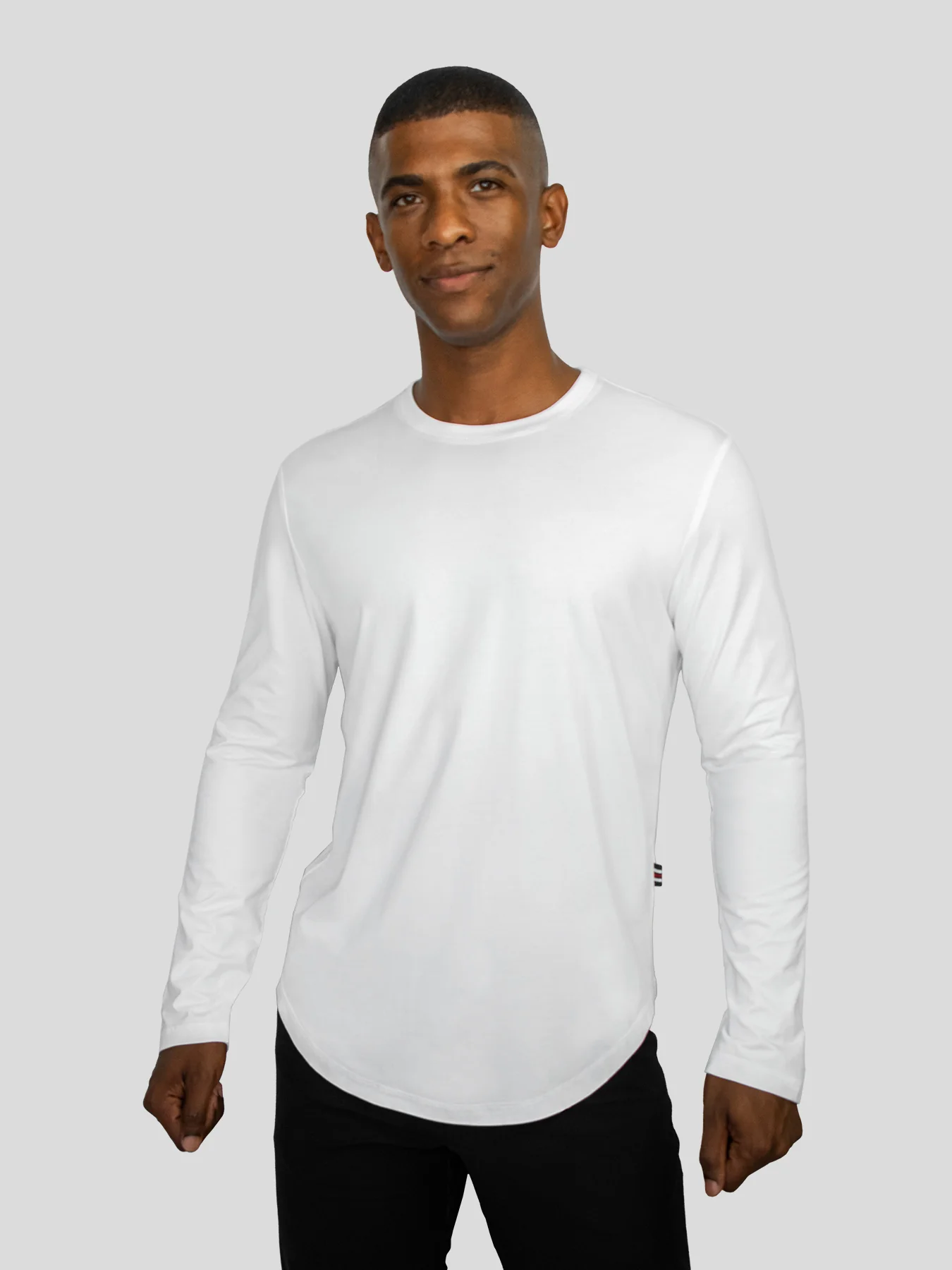 StaySmooth Long Sleeve Tee Multicolor 6-Pack: Slim Fit