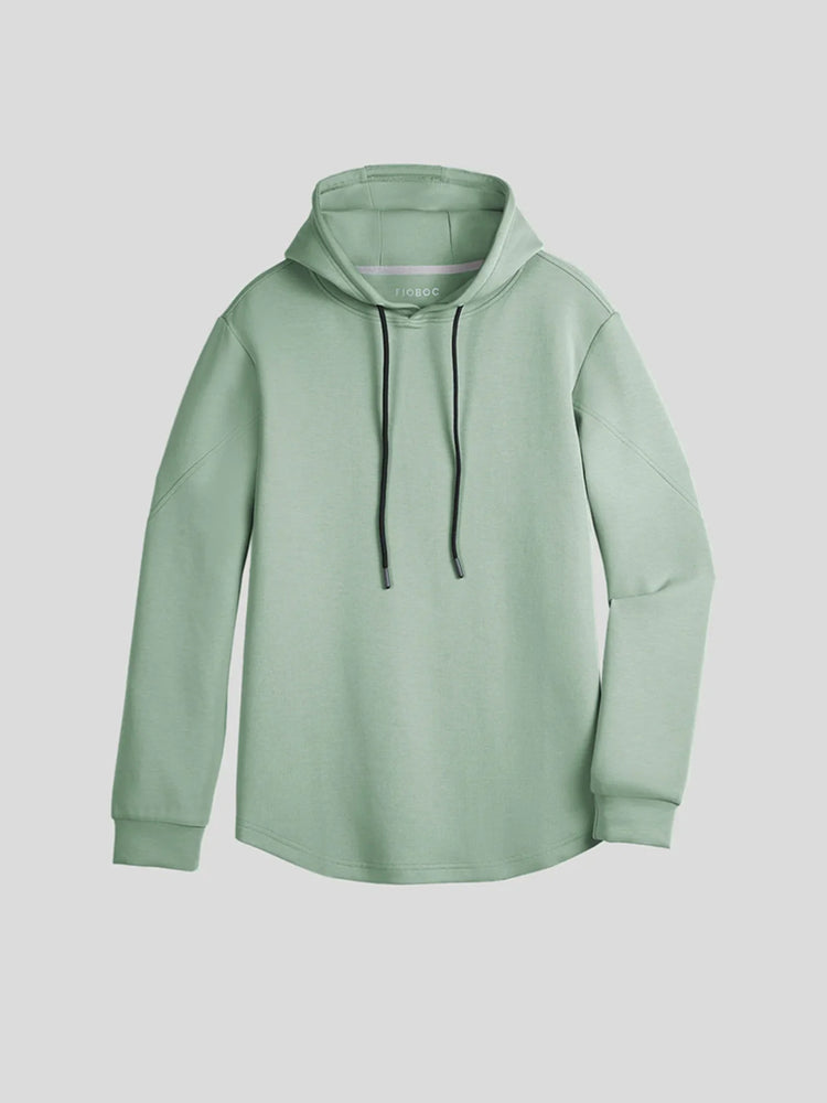 CozySpacer Curve Hem Hoodie | 