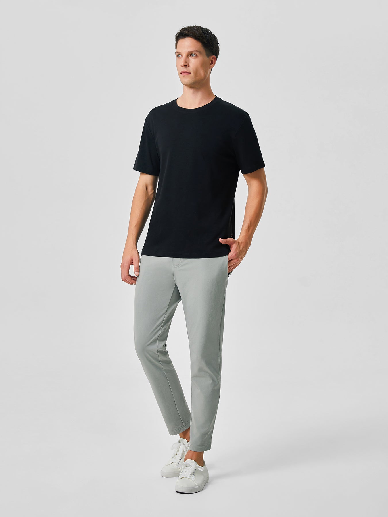 CloudWear Straight Hem Tee: Classic Fit