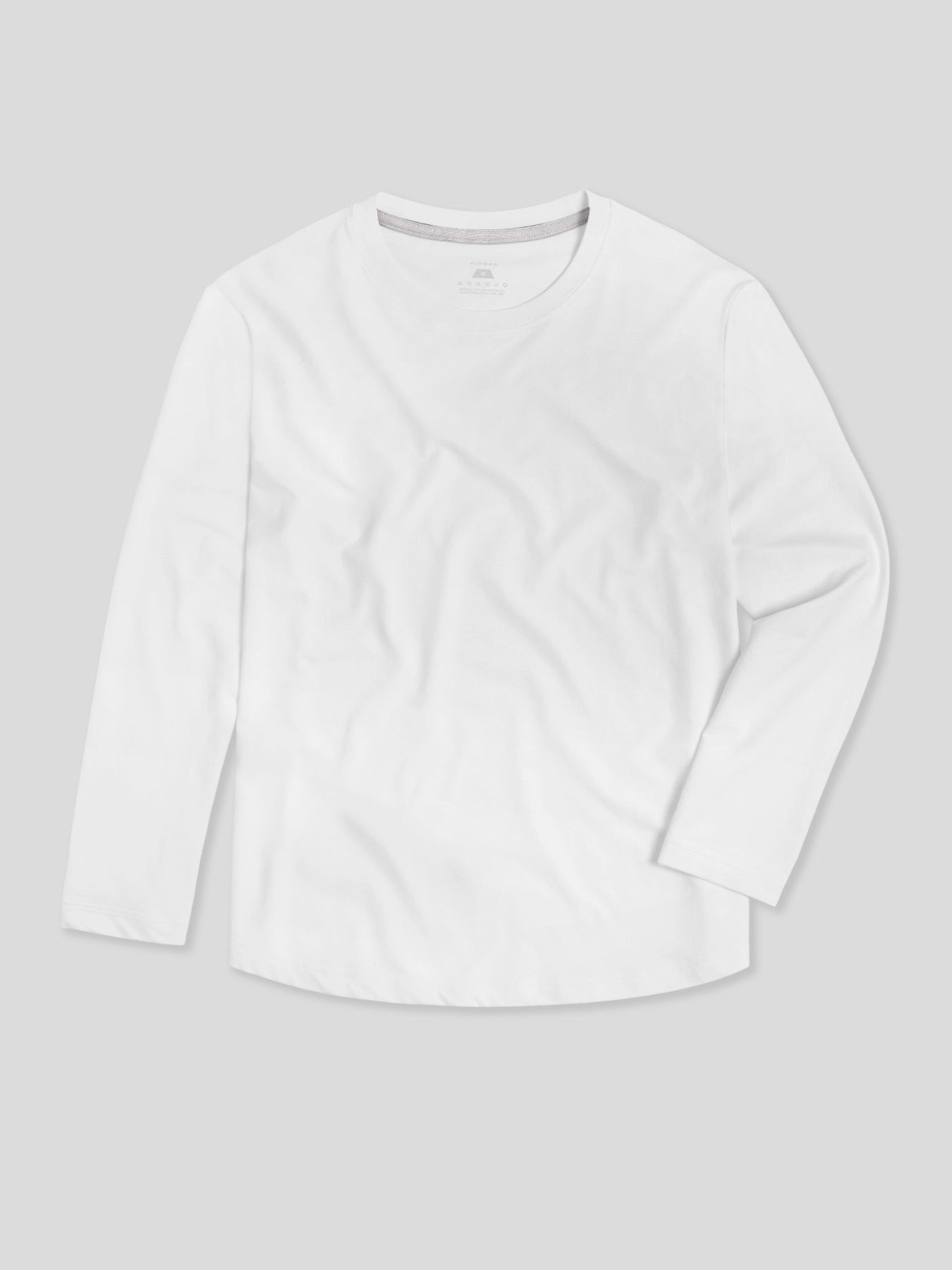 StaySmooth Long Sleeve Curve Hem Tee:Classic Fit