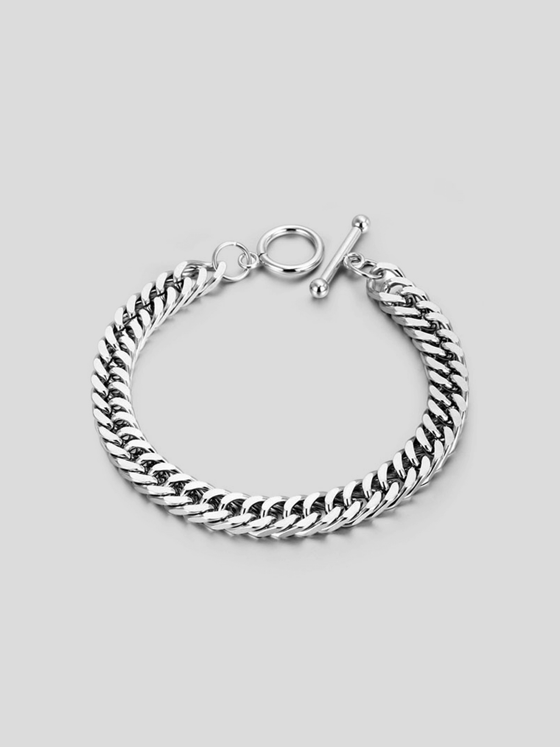 Fioboc Simple Punk Titanium Steel Bracelet | 