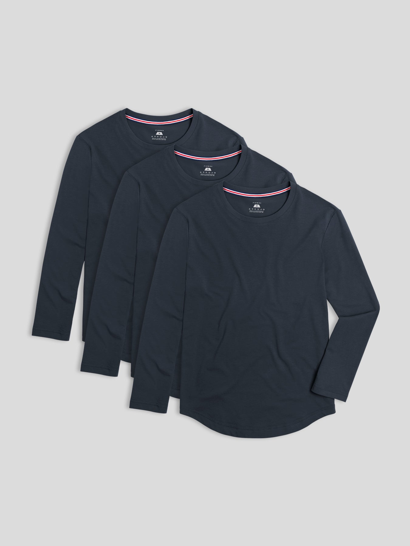 StaySmooth Long Sleeve Tee 3-Pack: Slim Fit