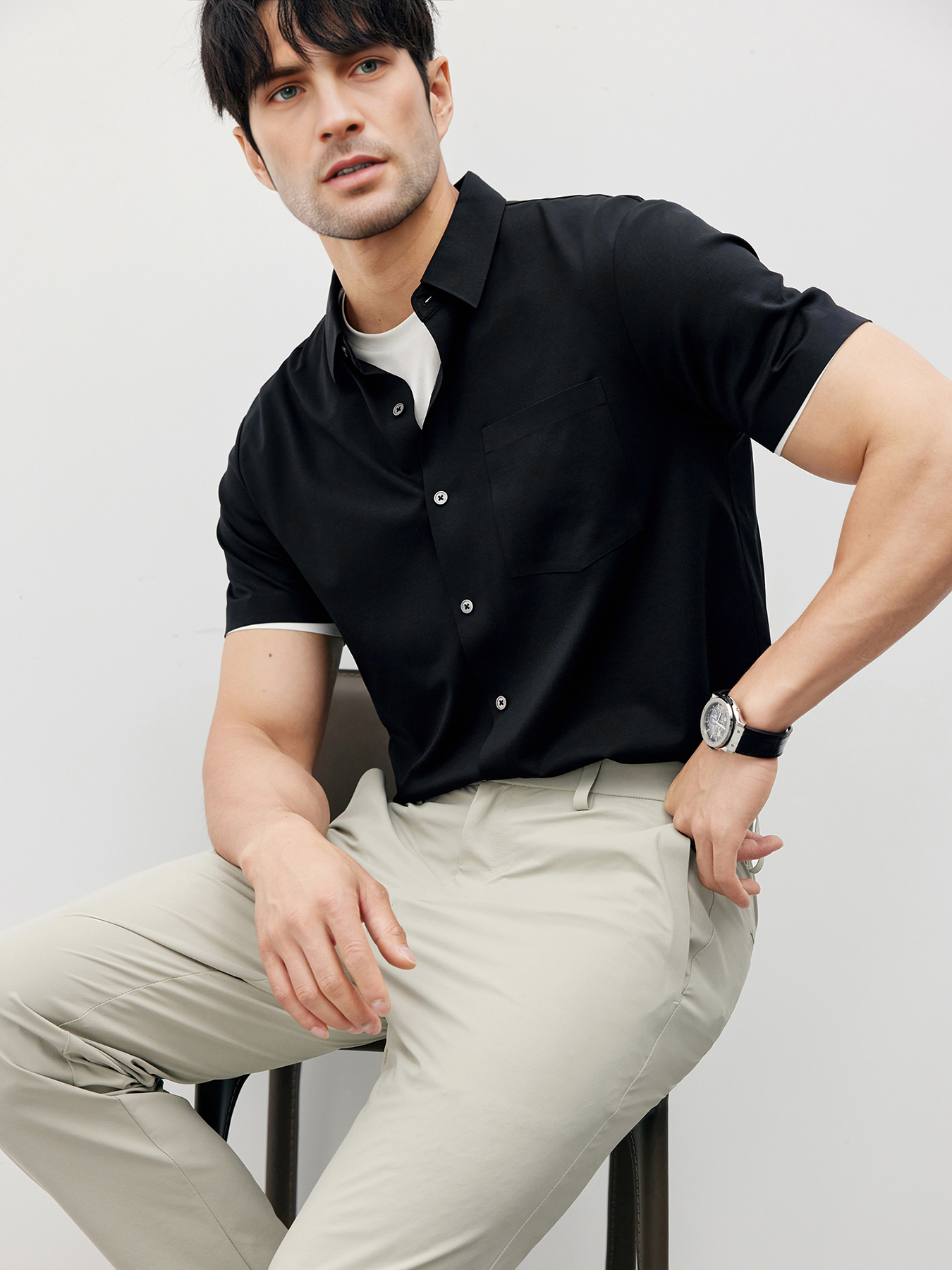 ChillLux Wrinkle-free Short Sleeve Shirt