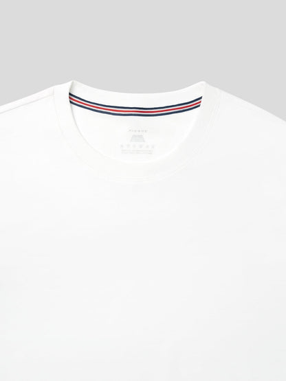 Basic Tee With Side Button Detail Hem