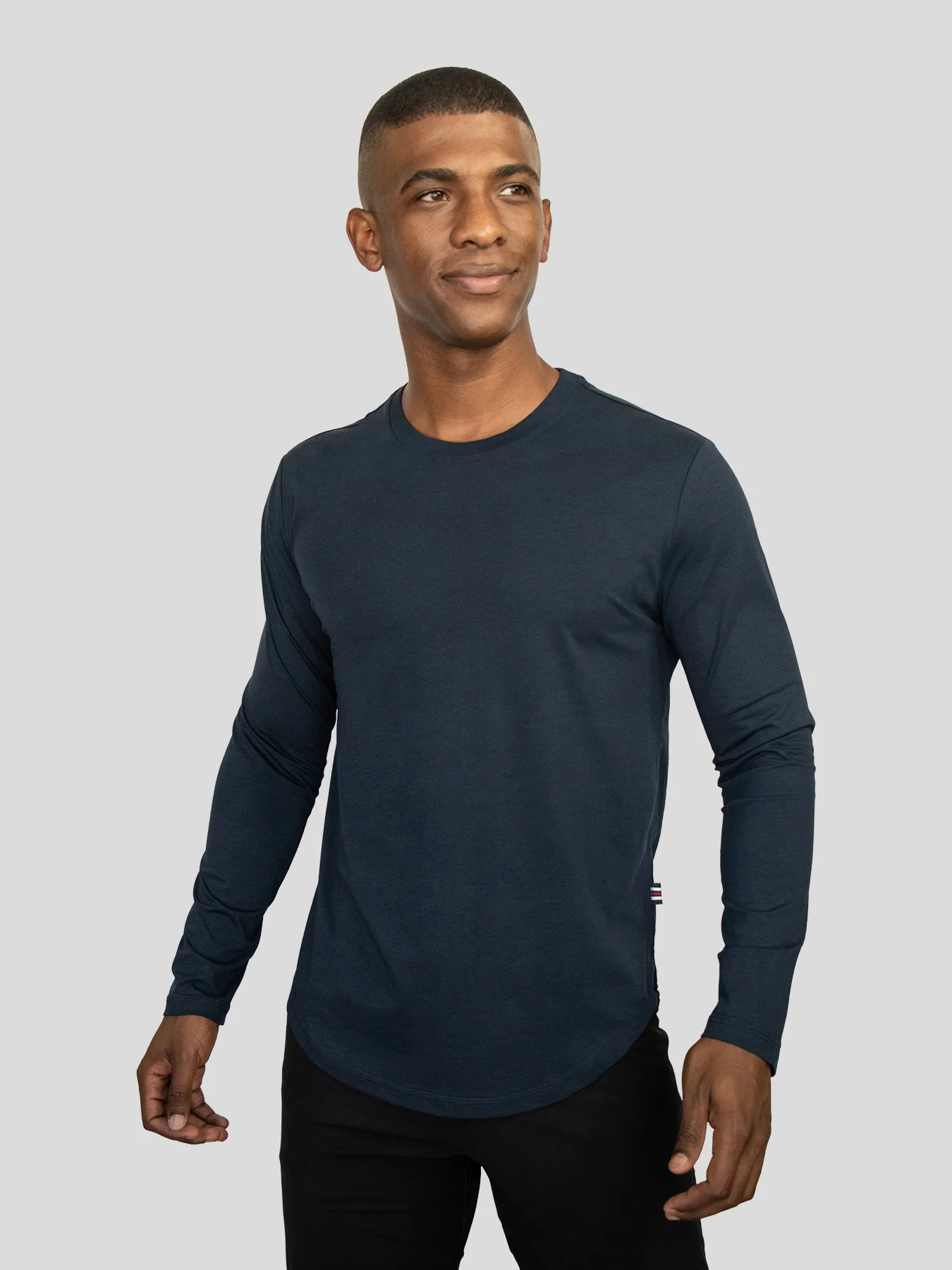 StaySmooth Long Sleeve Tee Multicolor 6-Pack: Slim Fit