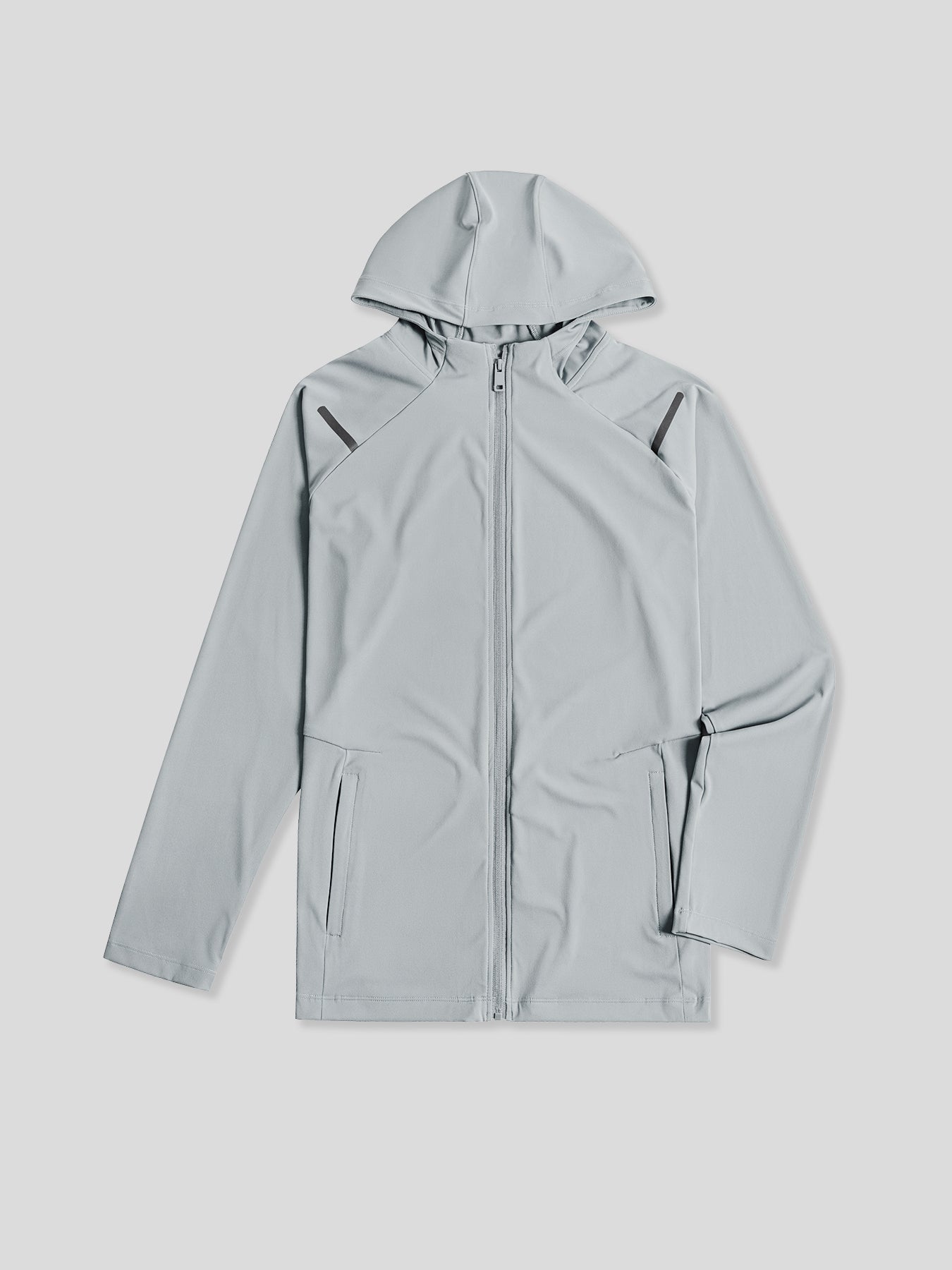 SmoothBlend ElevateMotion Quick Dry Sports Fitness Hooded Jacket