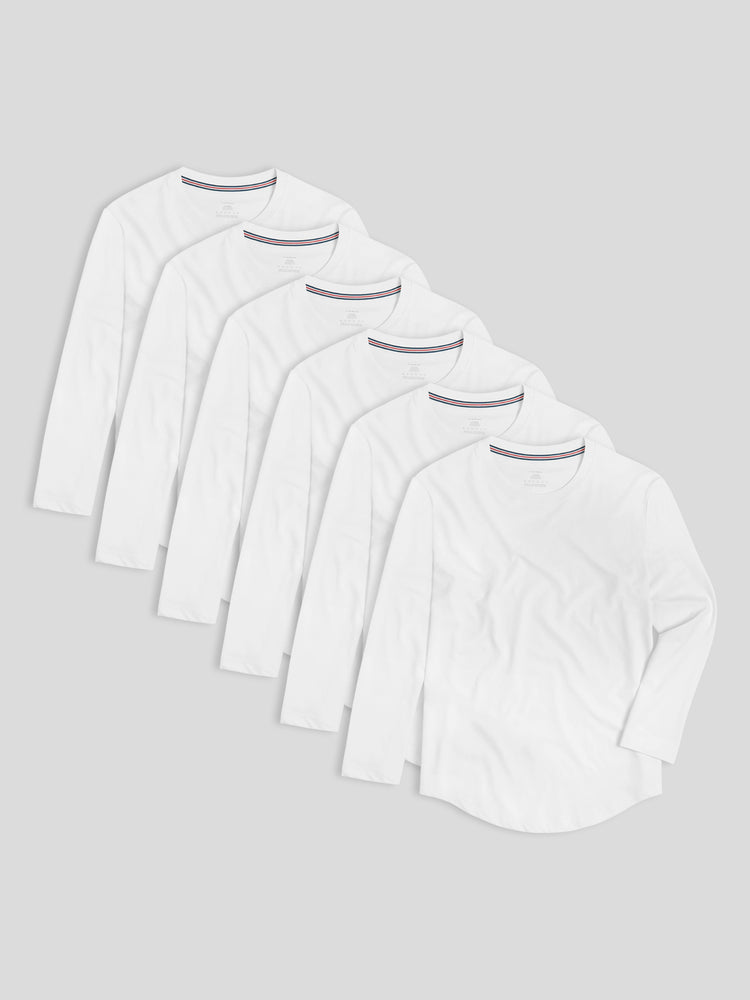 StaySmooth Long Sleeve Tee 6-Pack: Slim Fit | 
