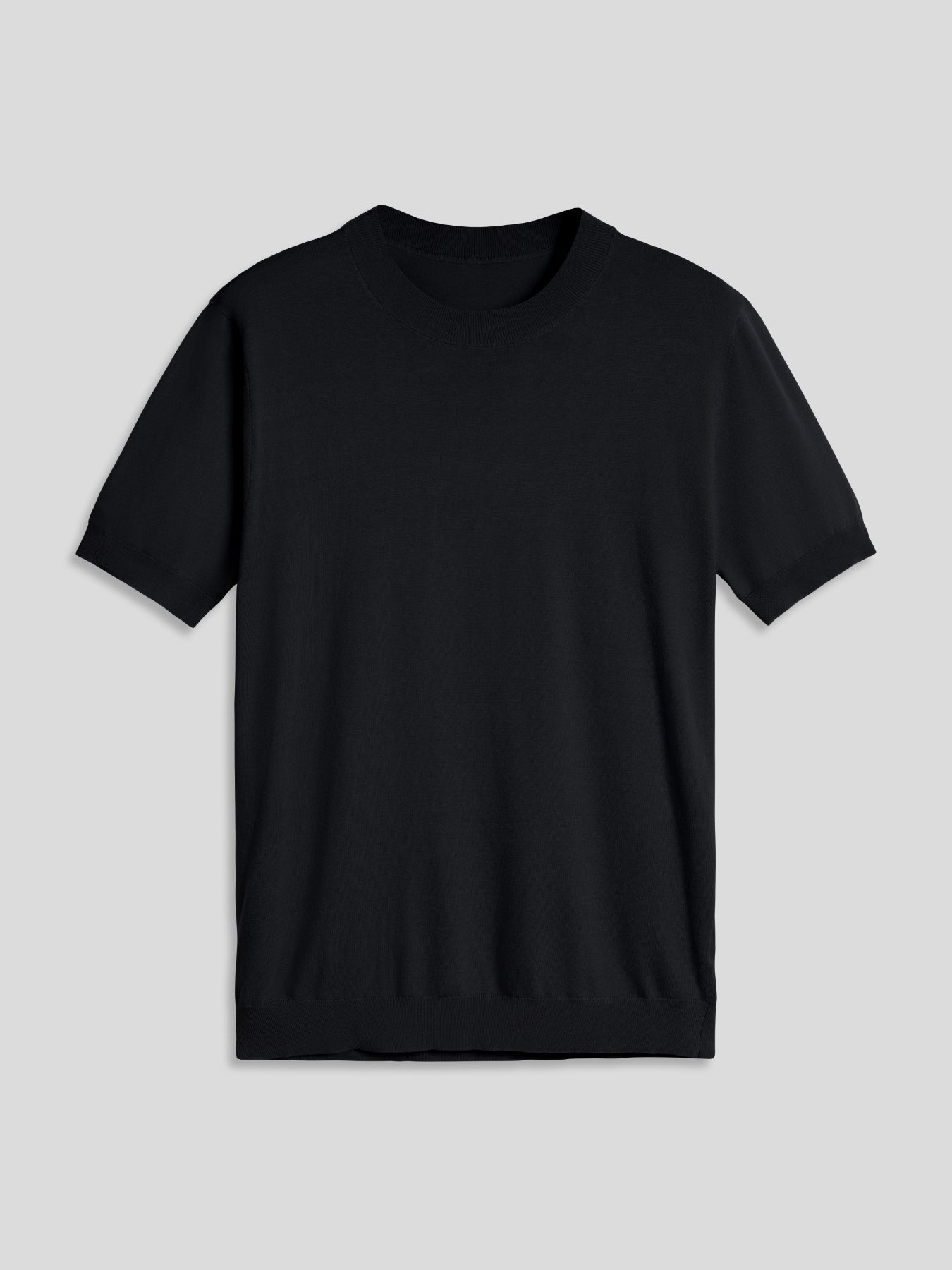 GentleKnit Short Sleeve Knitted T-Shirt