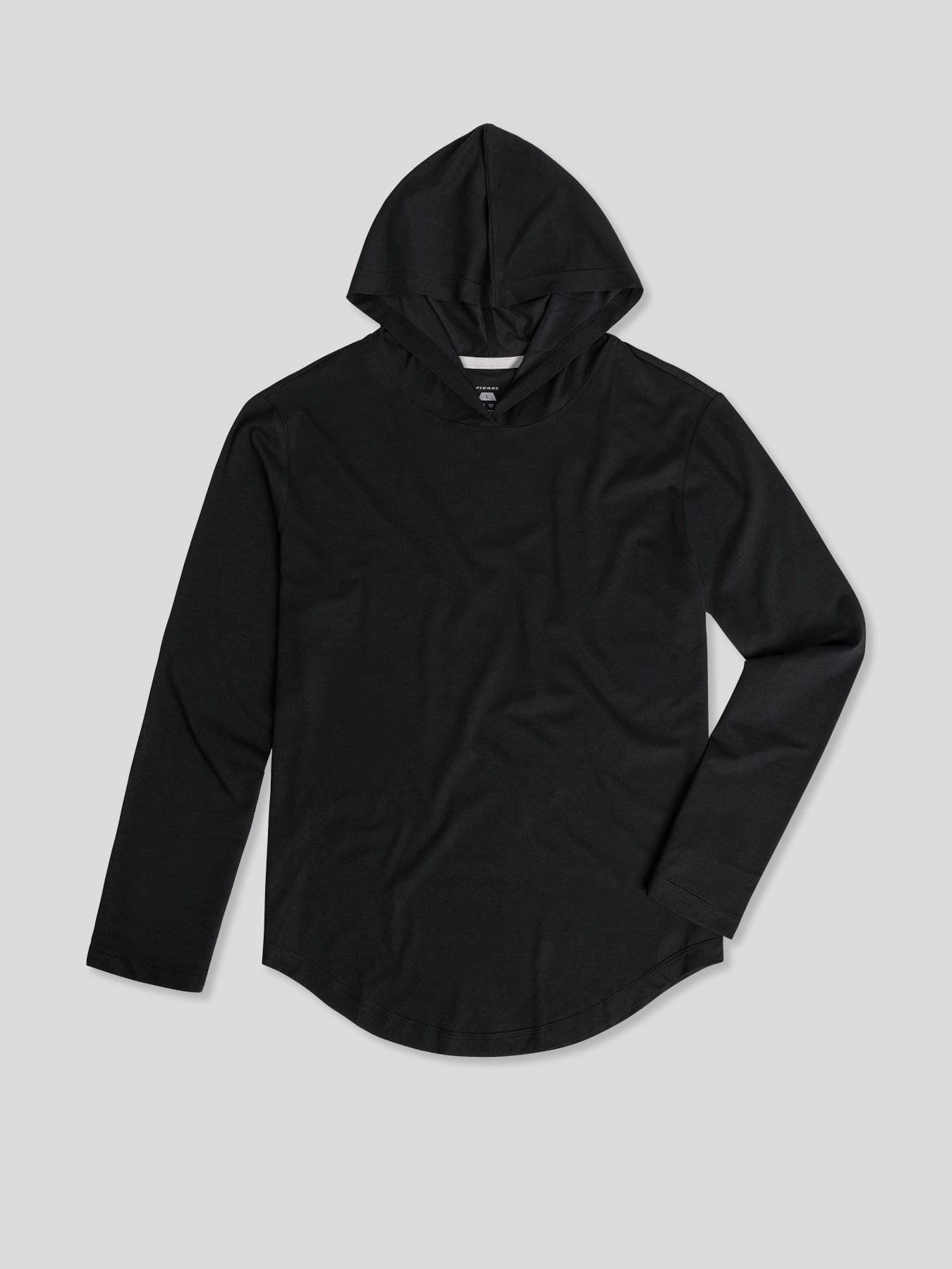 StaySmooth Long Sleeve Hooded Drop-Cut Tee