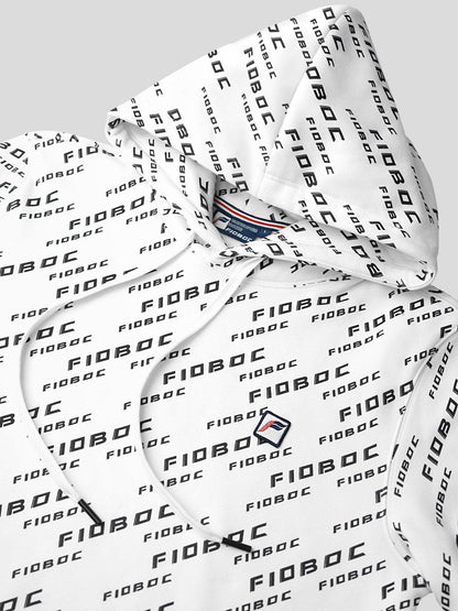 All-Over Logo Printed Hoodie