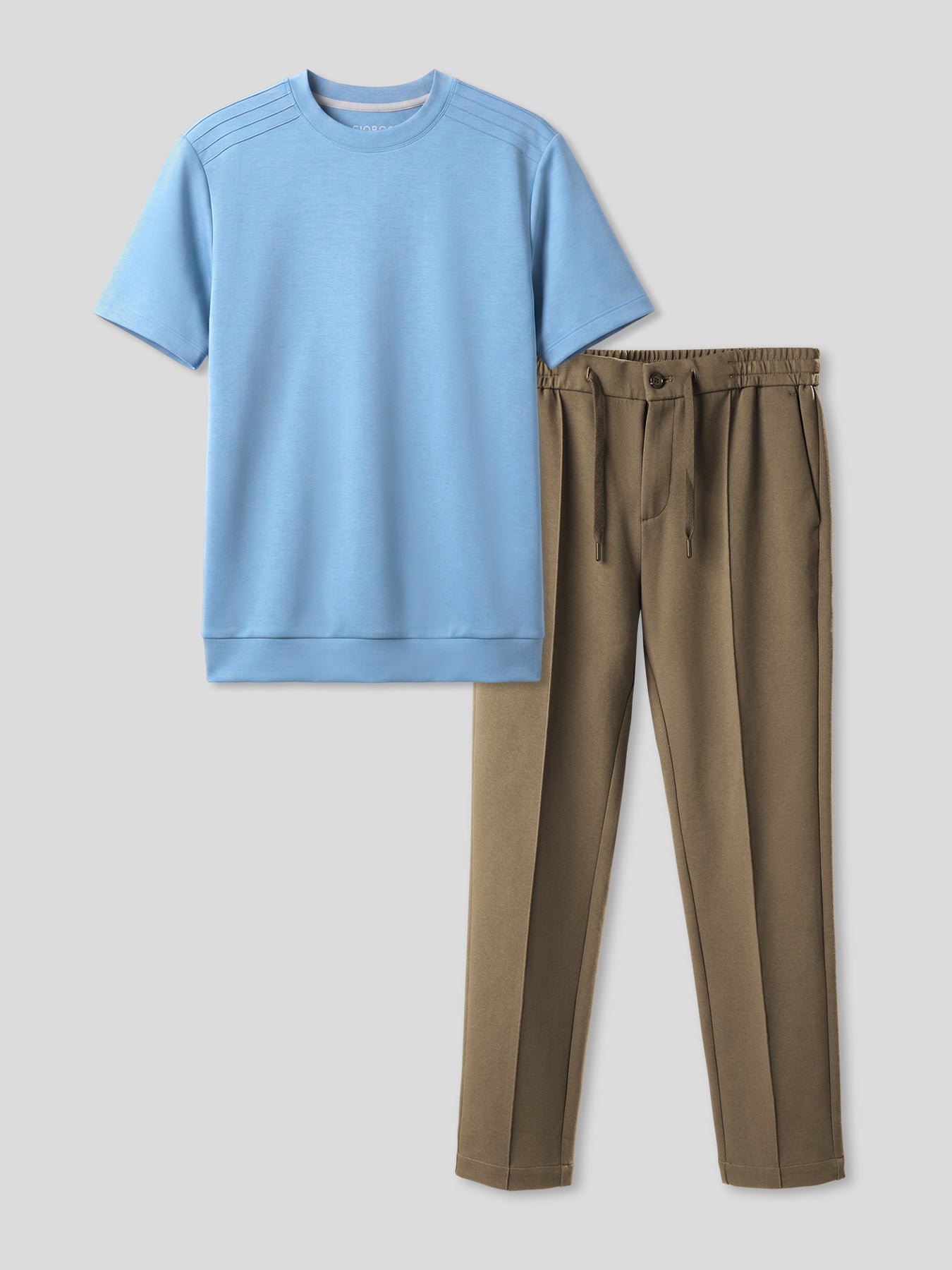 Modal Blend Short Sleeve Tee And Cozyspacer Pant Set