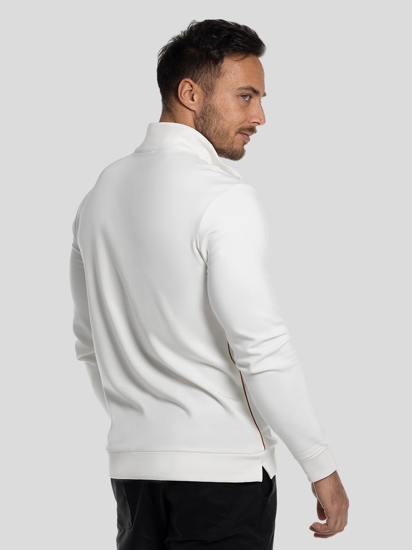 SmoothBlend Half Zip Mock Neck Sweatshirt