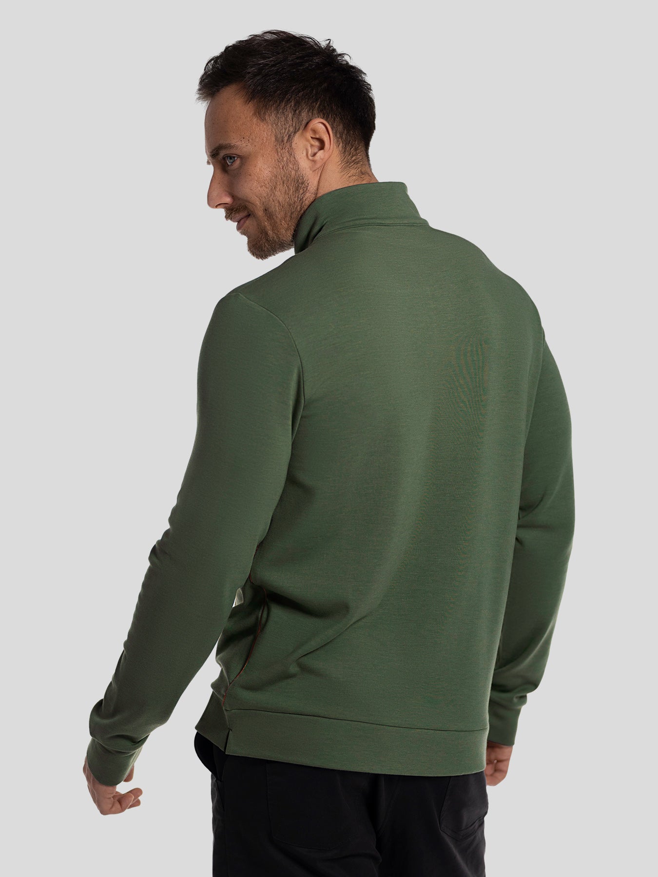 SmoothBlend Half Zip Mock Neck Sweatshirt