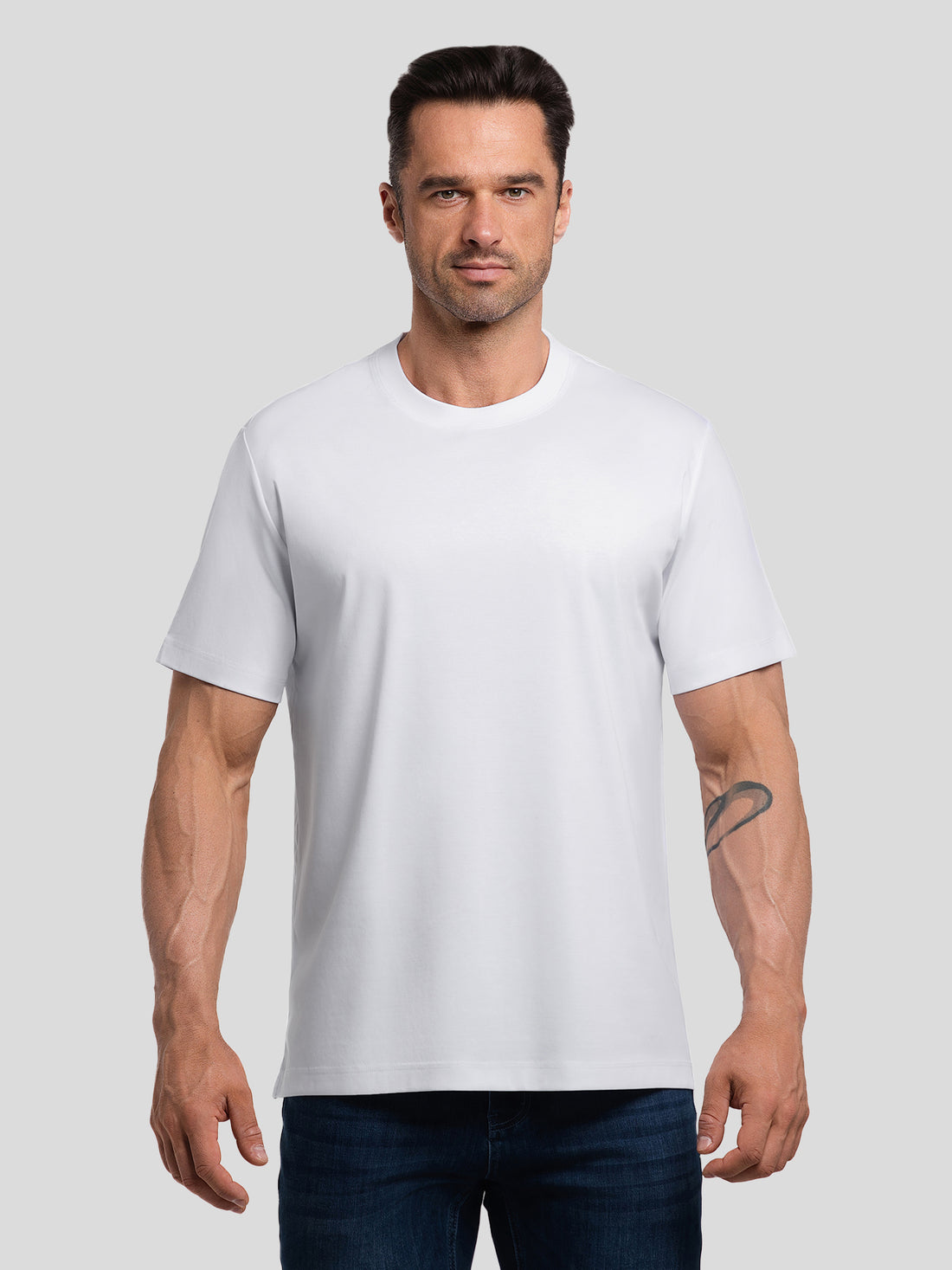 CloudWear 2.0 Split-Hem Short Sleeve Tee: Slim Fit | 