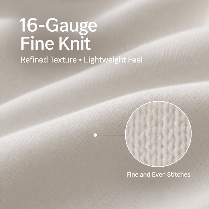 16-Gauge Fine Knit