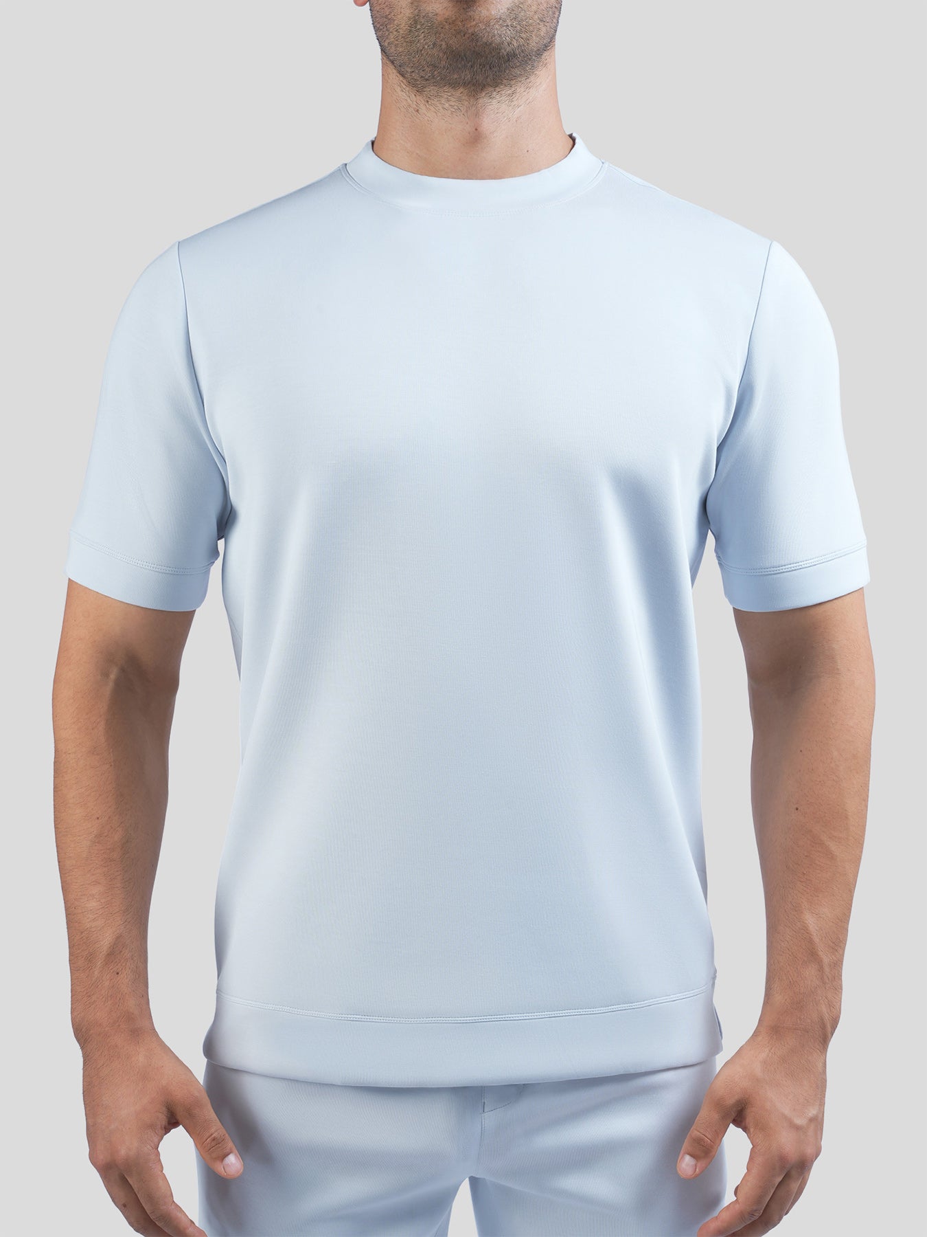 Modal Blend Short Sleeve Tee:Slim Fit