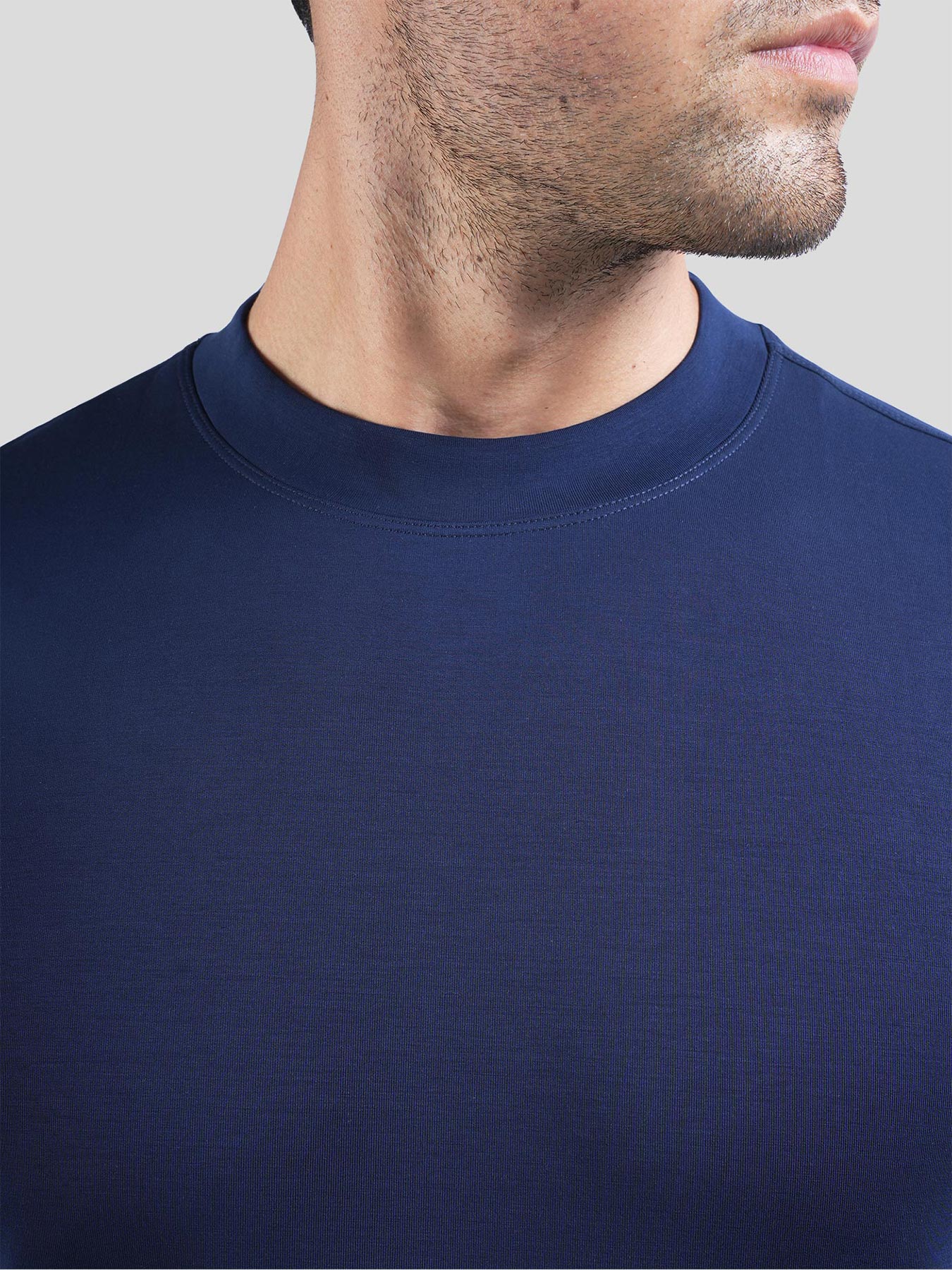 Modal Blend Short Sleeve Tee:Slim Fit