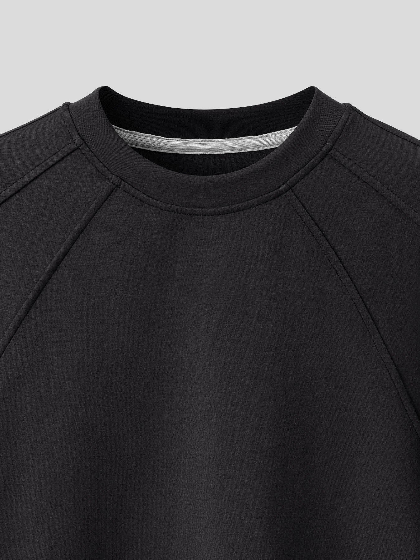 Modal Blend Fall Panel Sweatshirt Wrinkle Resistant Daily Wear