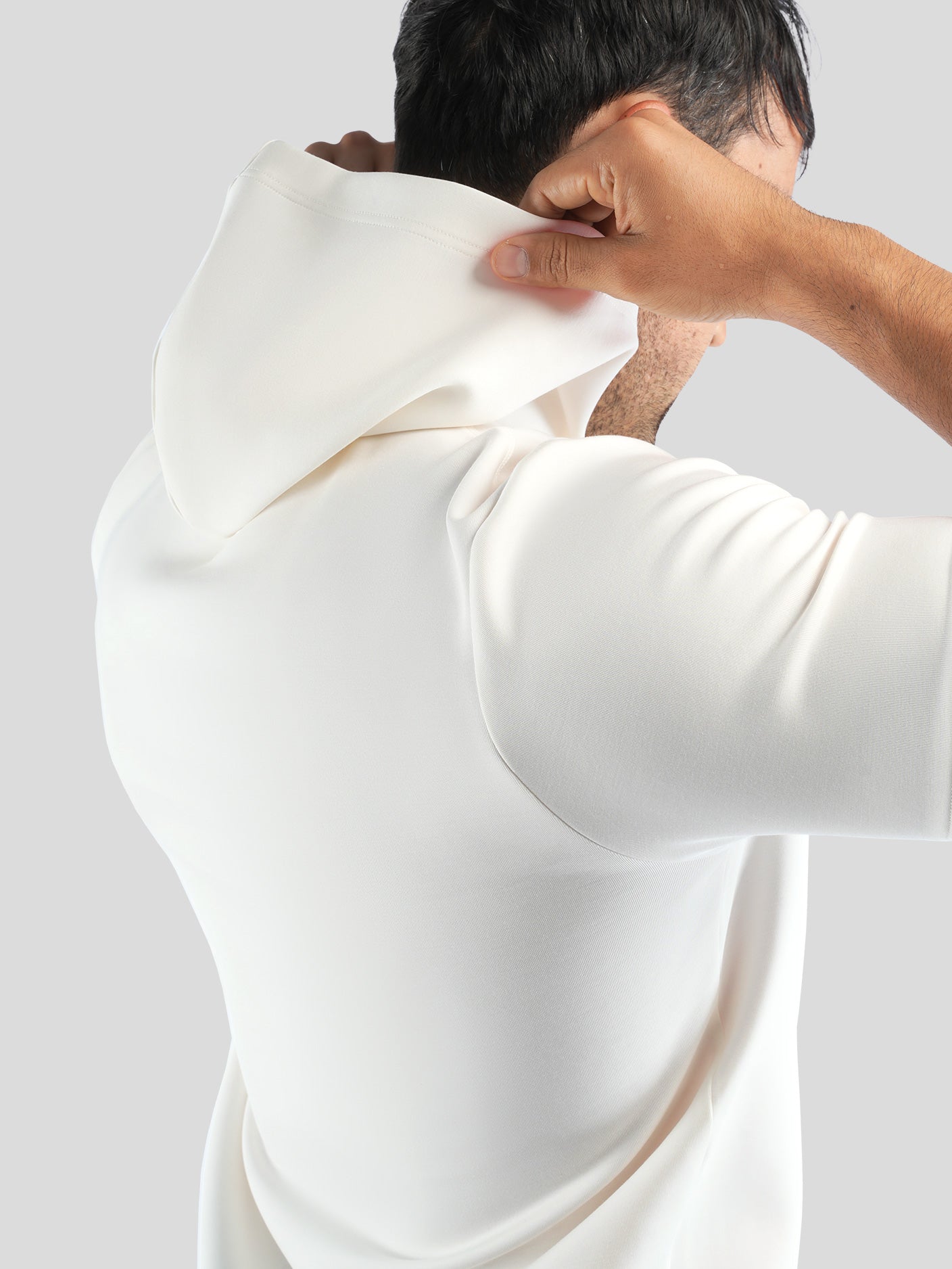 Modal Blend Short Sleeve Hoodie