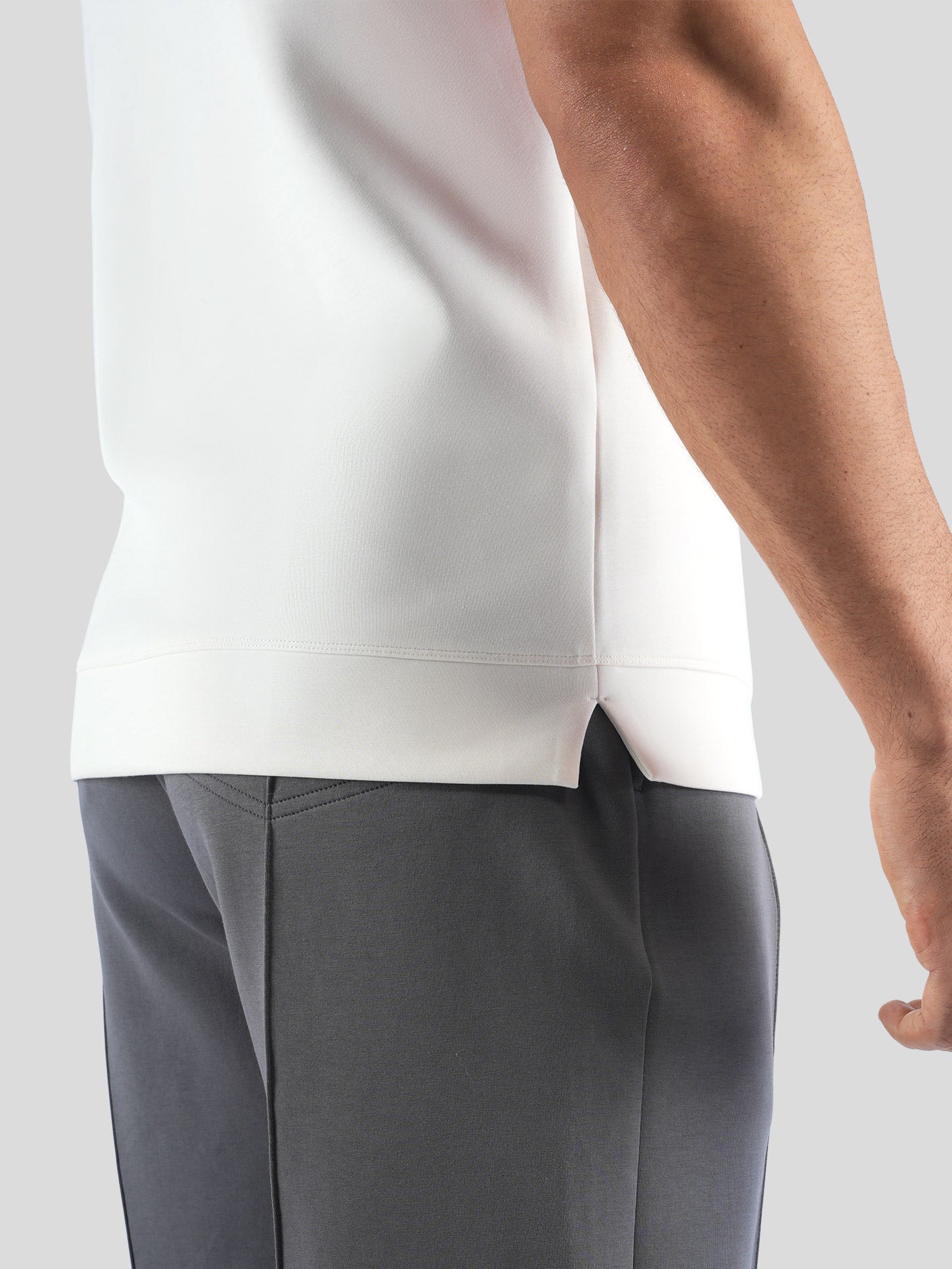 Modal Blend Short Sleeve Hoodie