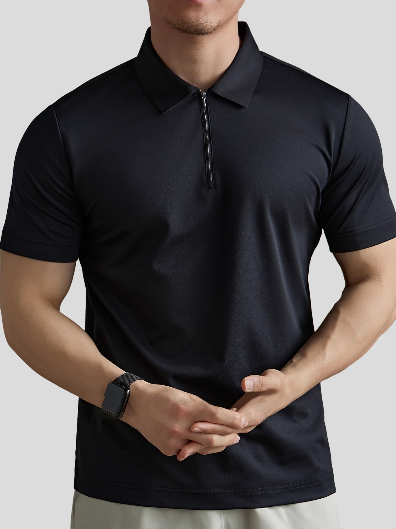 PerformancePro Piqué Short Sleeve Half Zip Polo