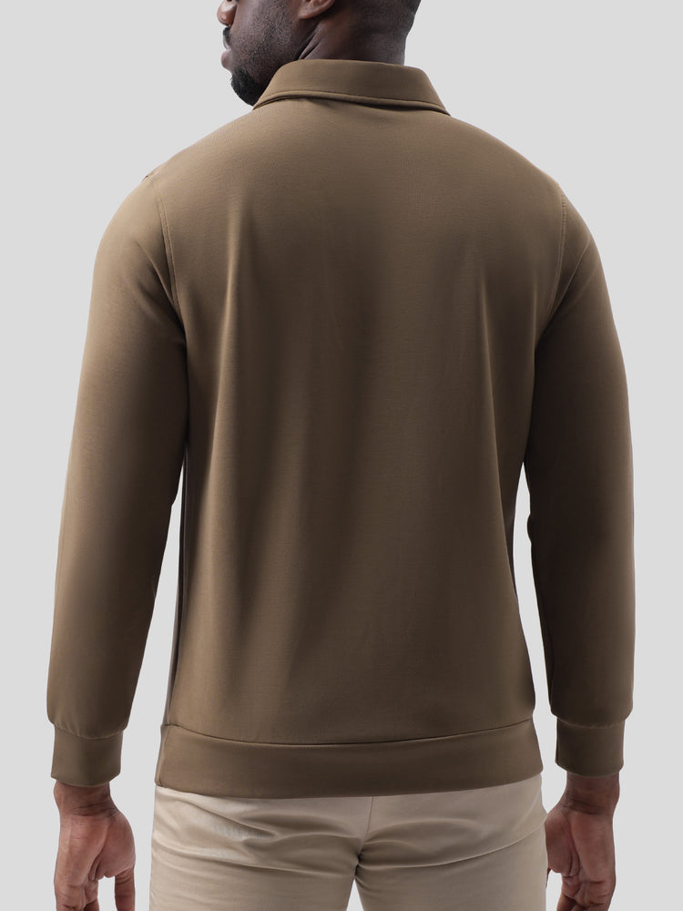 Modal Blend Half Zip Polo
