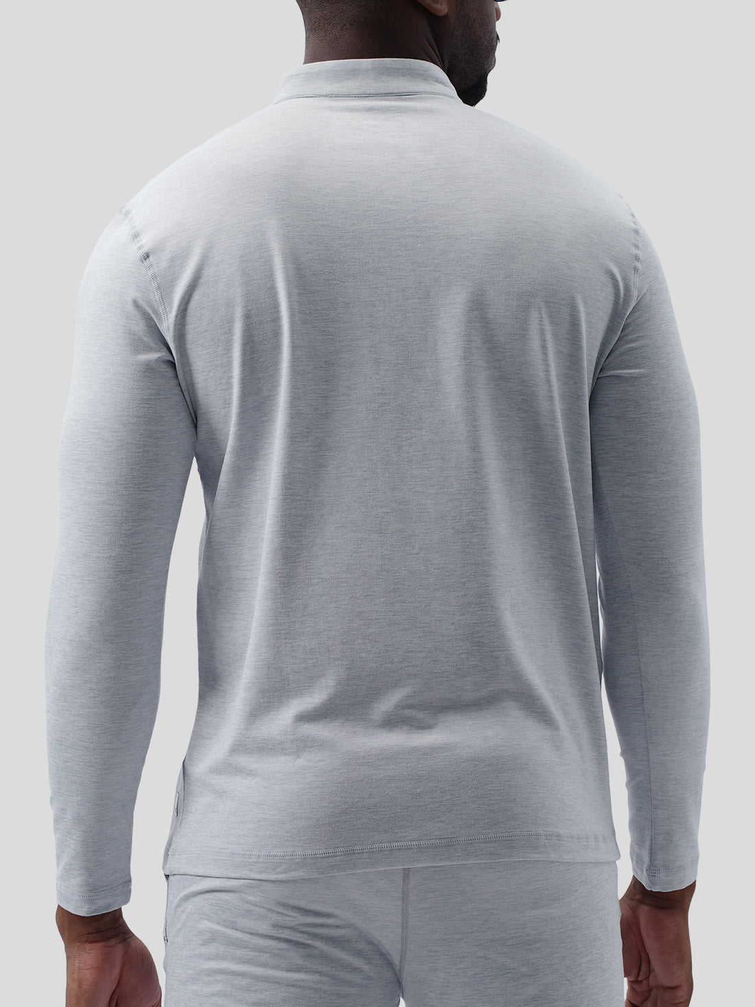Velou Half Zip Long Sleeve Tee