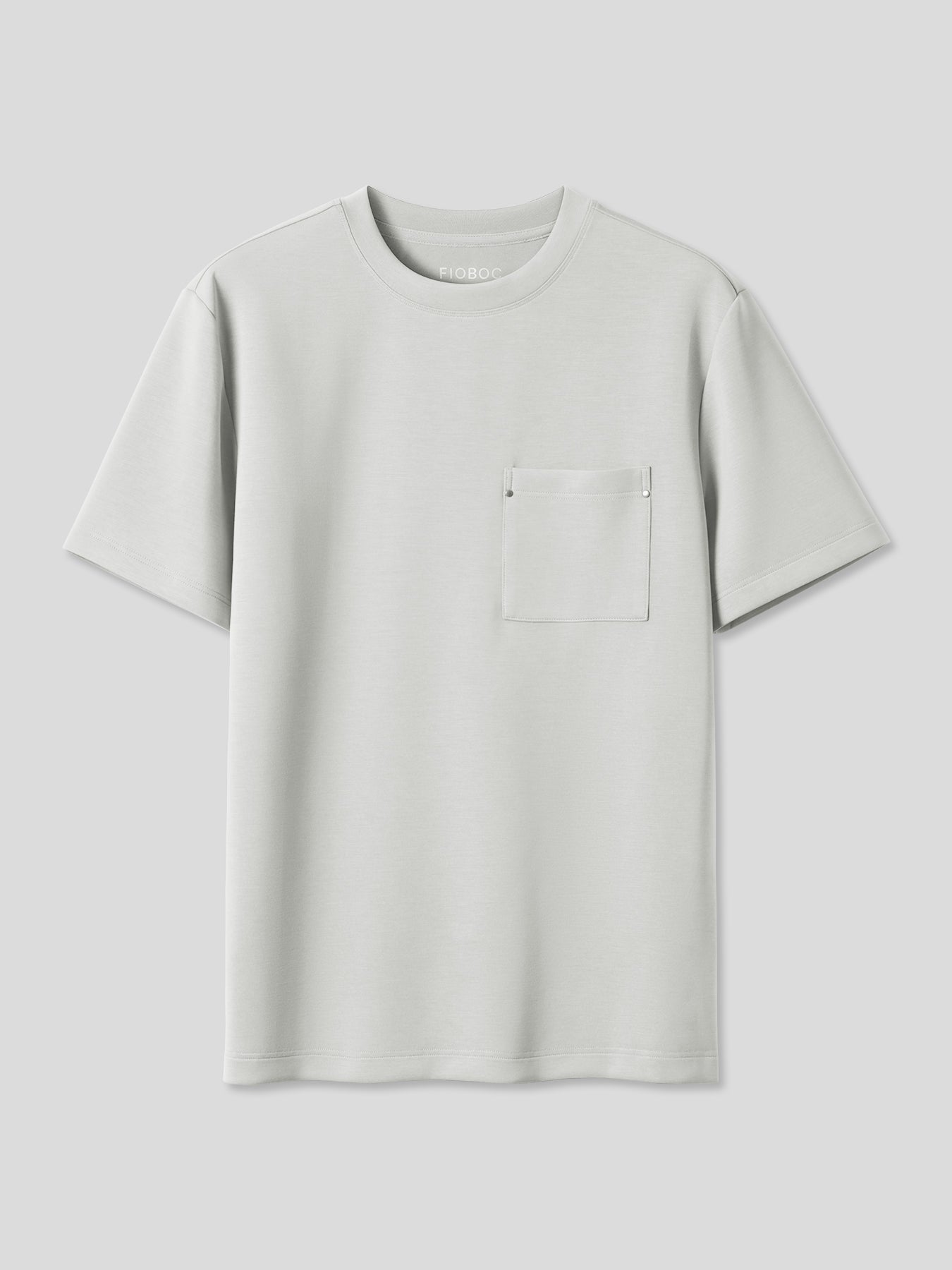 Modal Blend Pocket Tee with Rivet