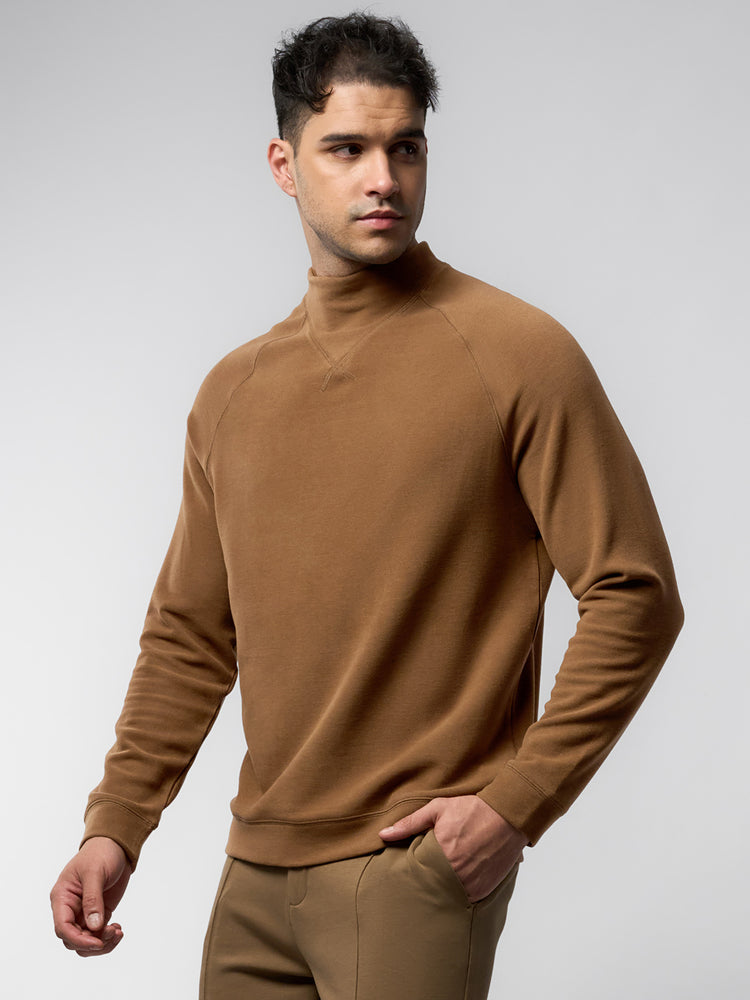 Thermo Fleece Mock Neck Sweatshirt | 