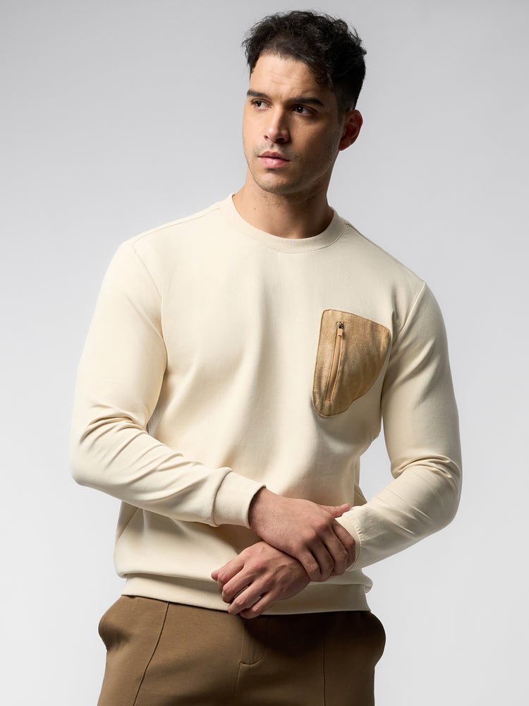 CozySpacer Utility Pocket Sweatshirt | 