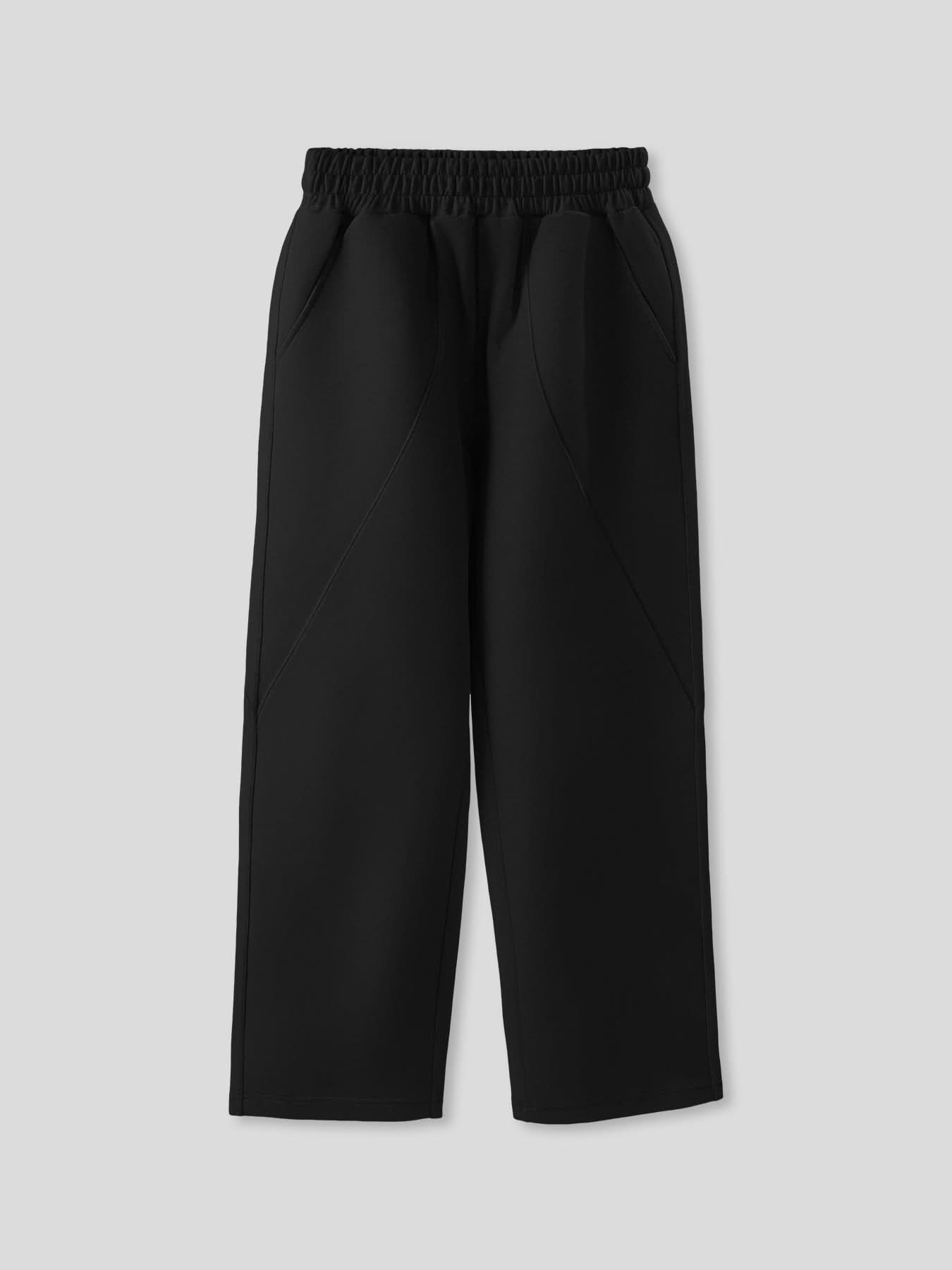 CozySpacer Fall Drawstring Wide Leg Pants Curved Design