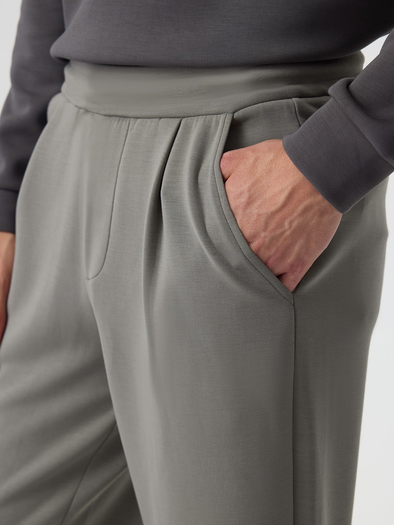 Modal Blend Casual Smart Trouser