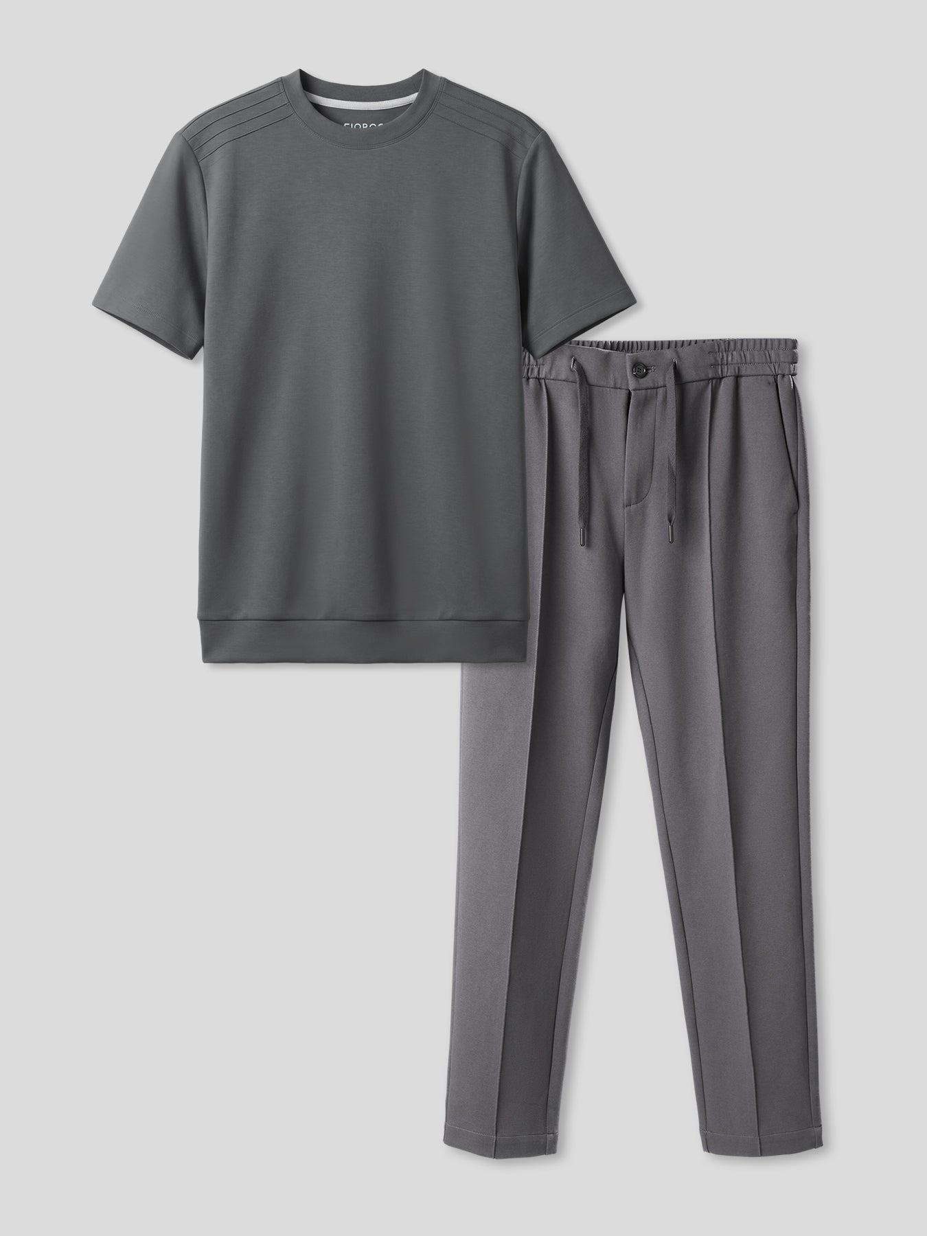 Modal Blend Short Sleeve Tee And Cozyspacer Pant Set