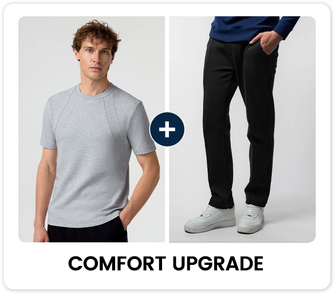 Weekend Performance Tee And Smart Casual Pant Set