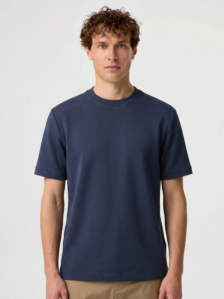 Weekend Performance Structured Crewneck Tee | 