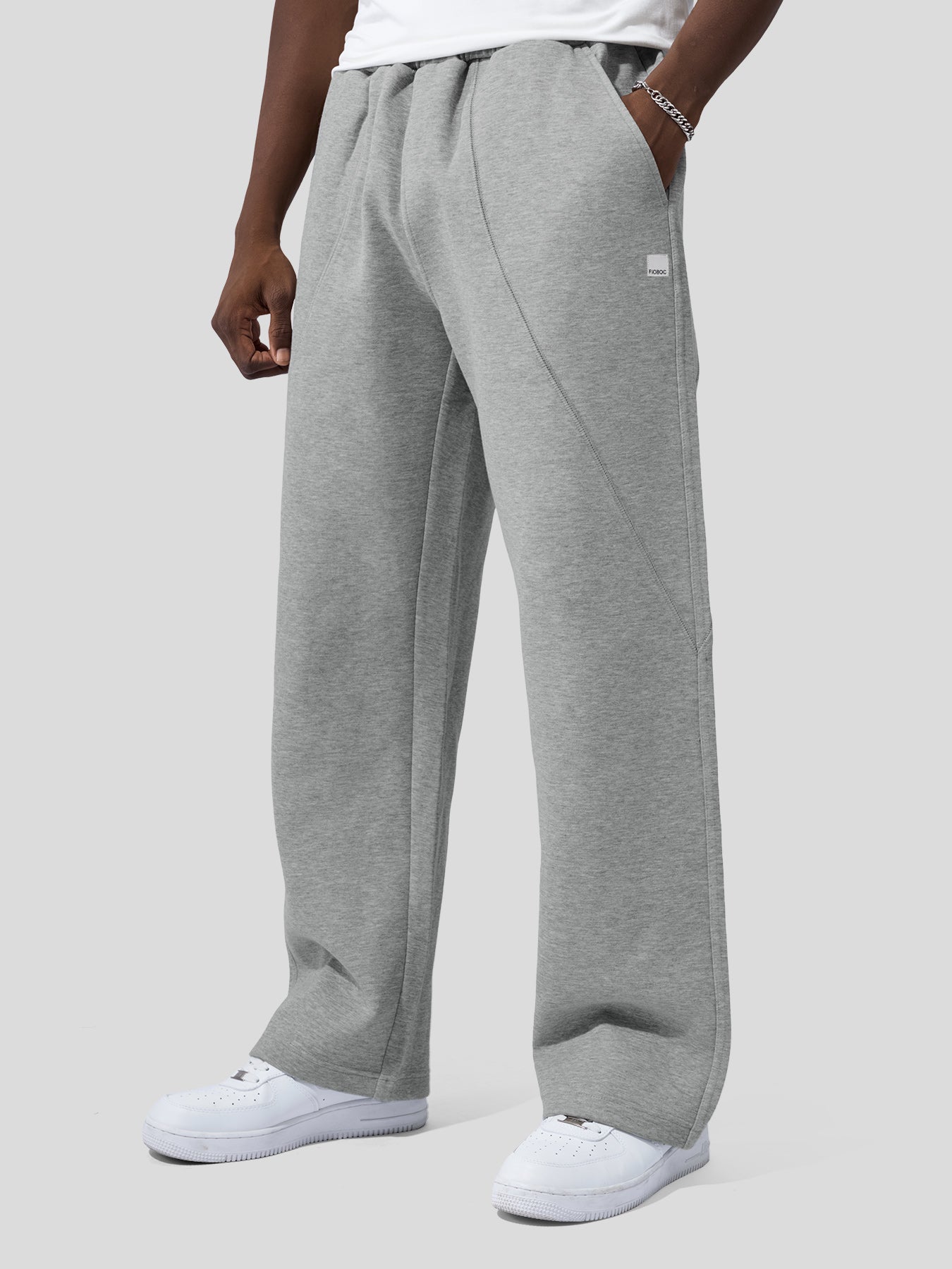 CozySpacer Fall Drawstring Wide Leg Pants Curved Design